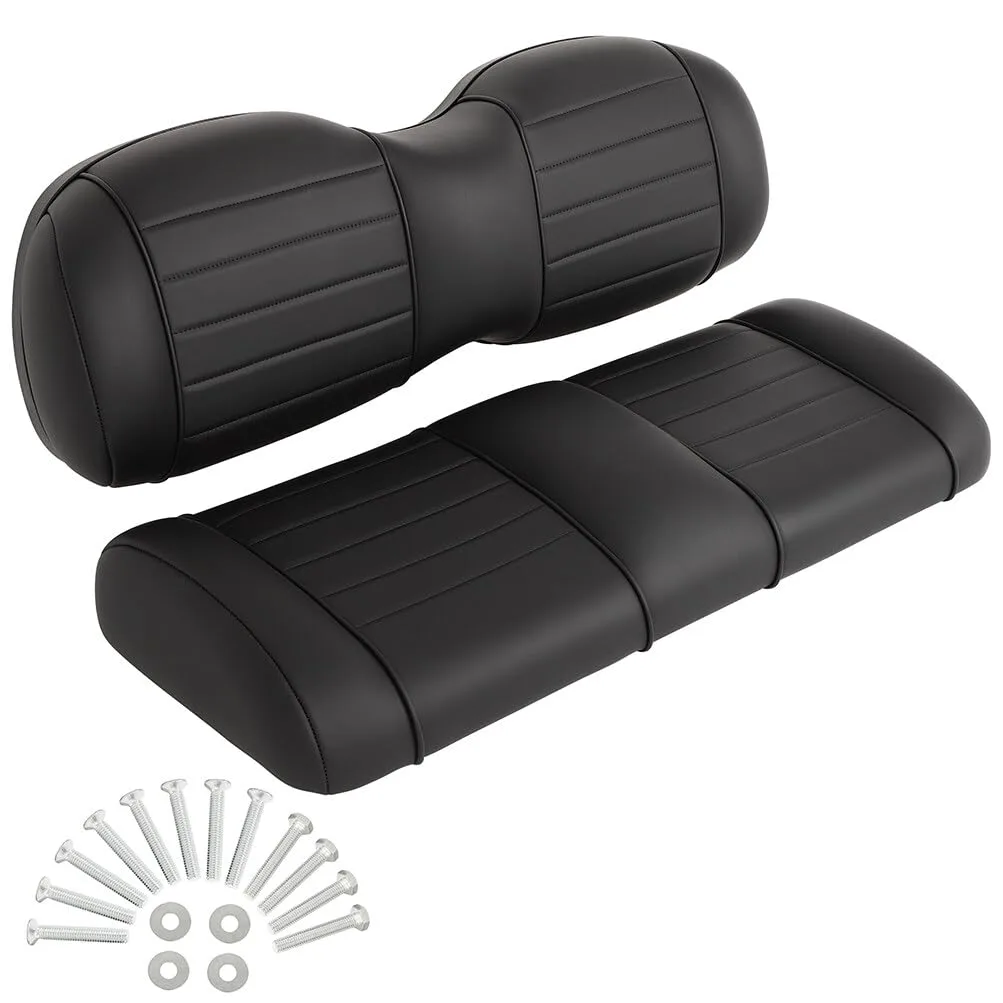 ROADFAR Rear Flip Golf Cart Seat Cushion Set