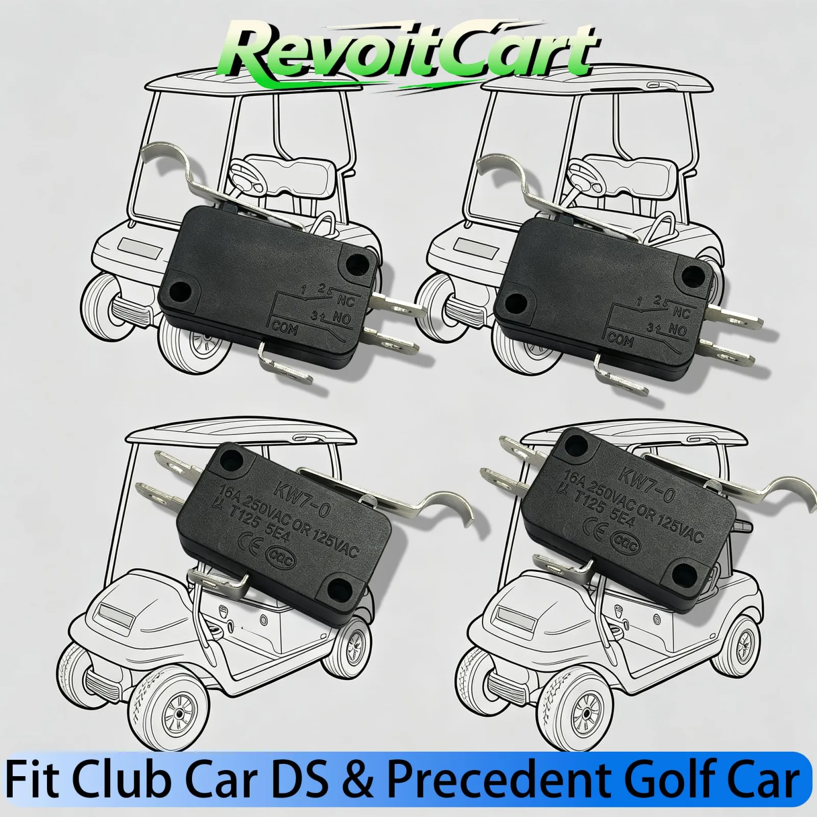RevoitCart Golf Cart Micro Switches for Club Car DS & Precedent image 2