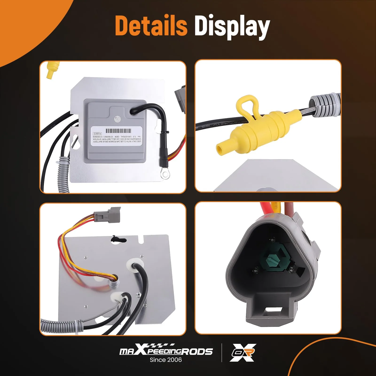 maXpeedingrods 48V OBC for Club Car DS, LM58VQ image 4