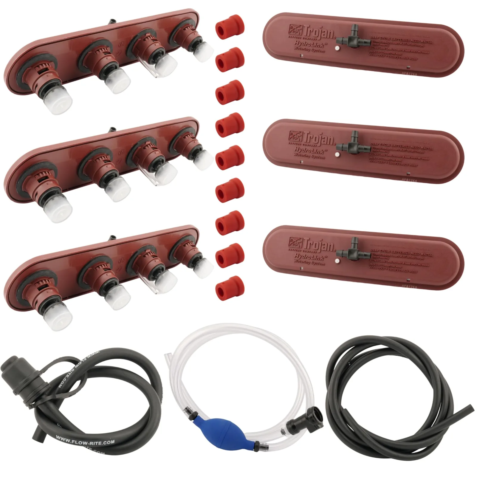 Trojan HydroLink Battery Watering Bundle for Club Car Precedent