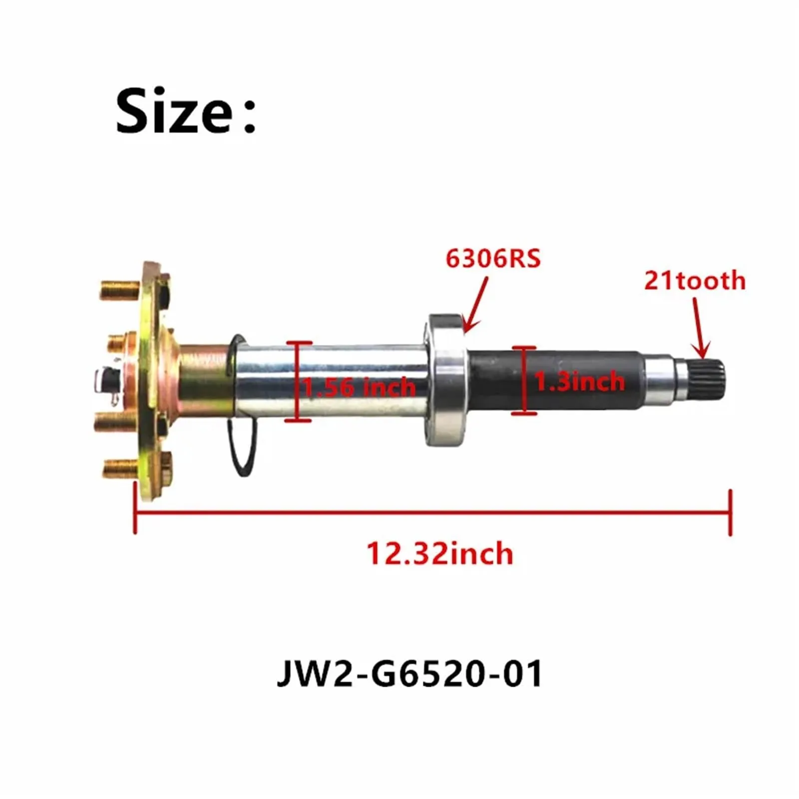 OETIBUFA G29 Driver-Side Rear Axle Half Shaft image 2