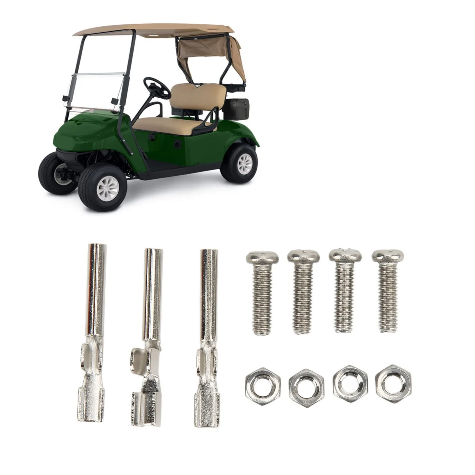 Gucagle 3‑Pin Charger Plug Terminals — MPN 604321 — for E‑Z‑GO RXV image 2