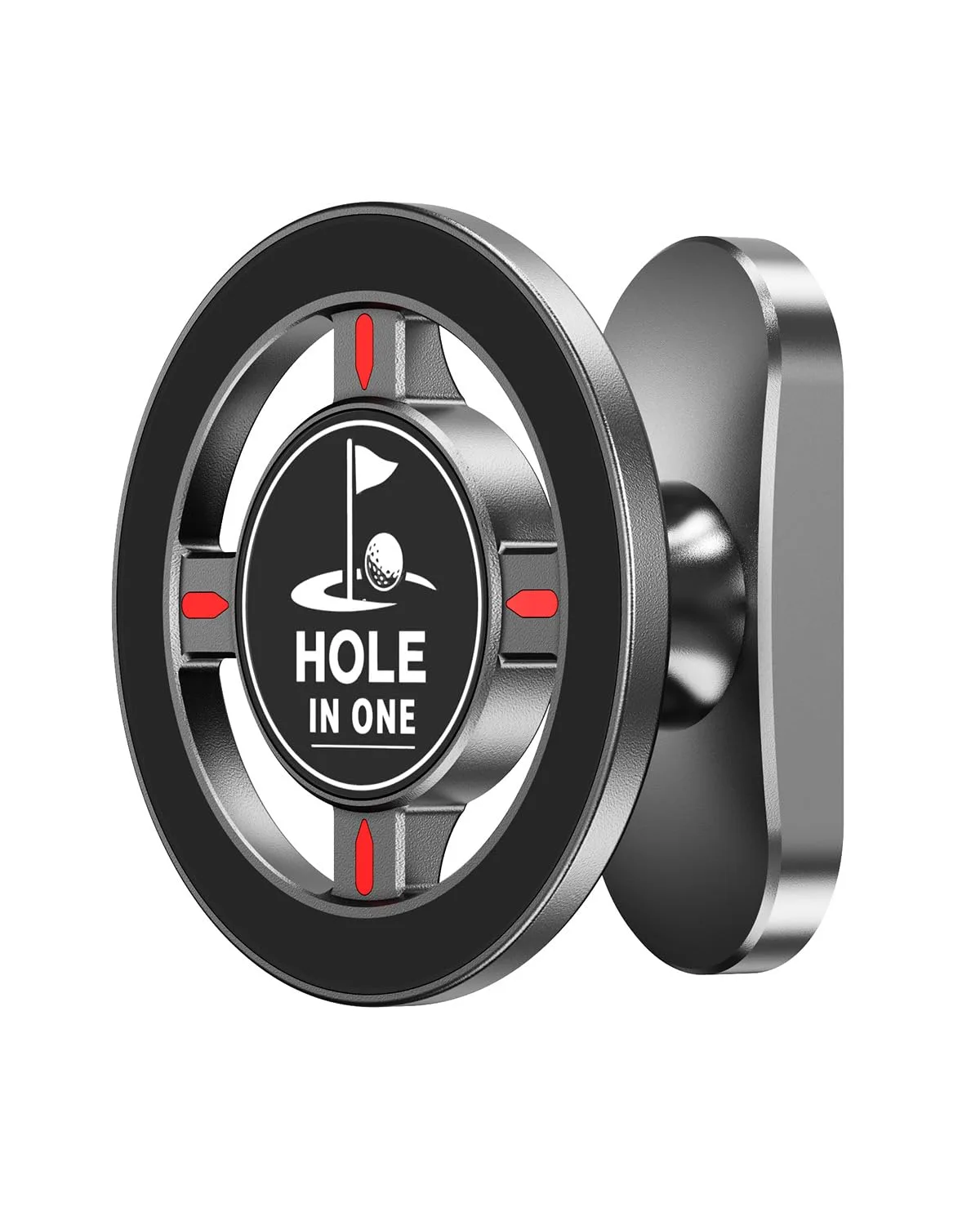 OATISLIFE G301 Magnetic Golf Cart Phone Holder — Zinc Alloy, Grey