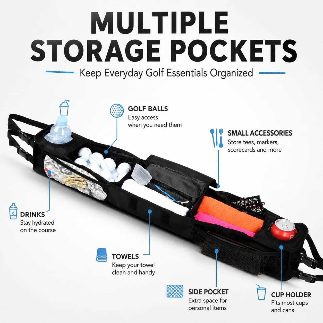 XOTORQ Storage Organizer for Cushman Shuttle 4, 2012-2026 image 4