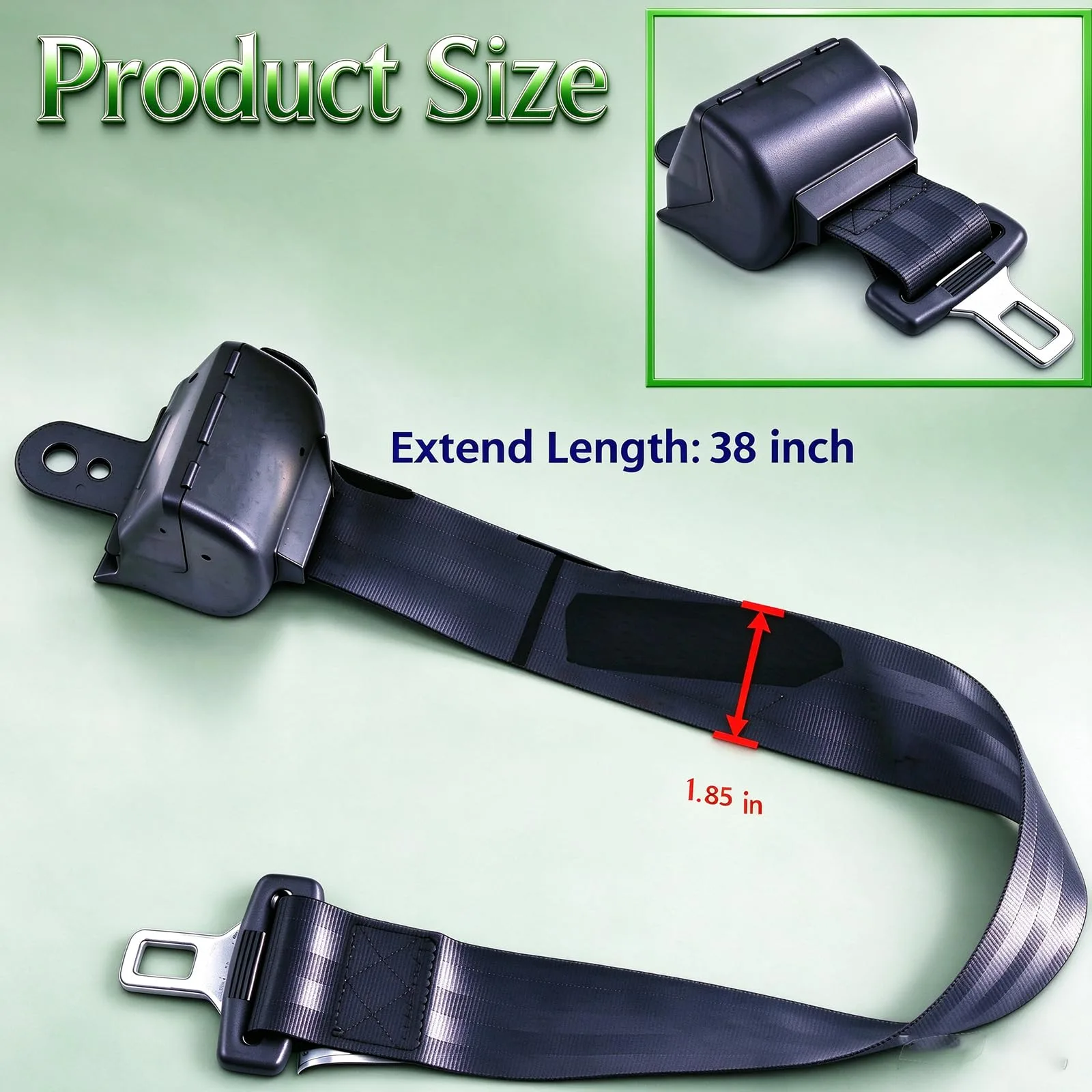 Dr.Acces Retractable Golf Cart Seat Belt for EZGO, Yamaha & Club Car image 4