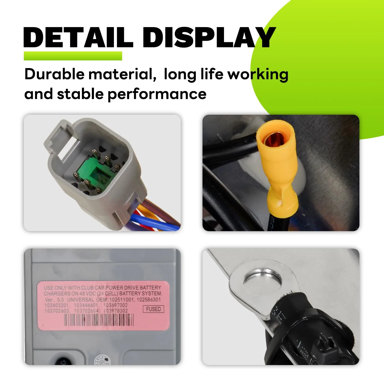 EZAPEX On-Board Computer 1025110-01 for Club Car Precedent (48V, 2004-2015) image 4