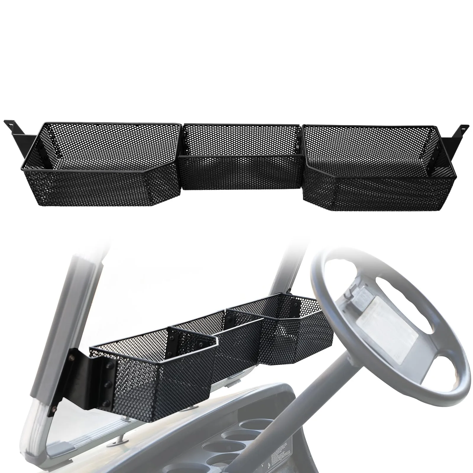LUXEMOTO Front Storage Basket for Yamaha G14-G22 Golf Carts