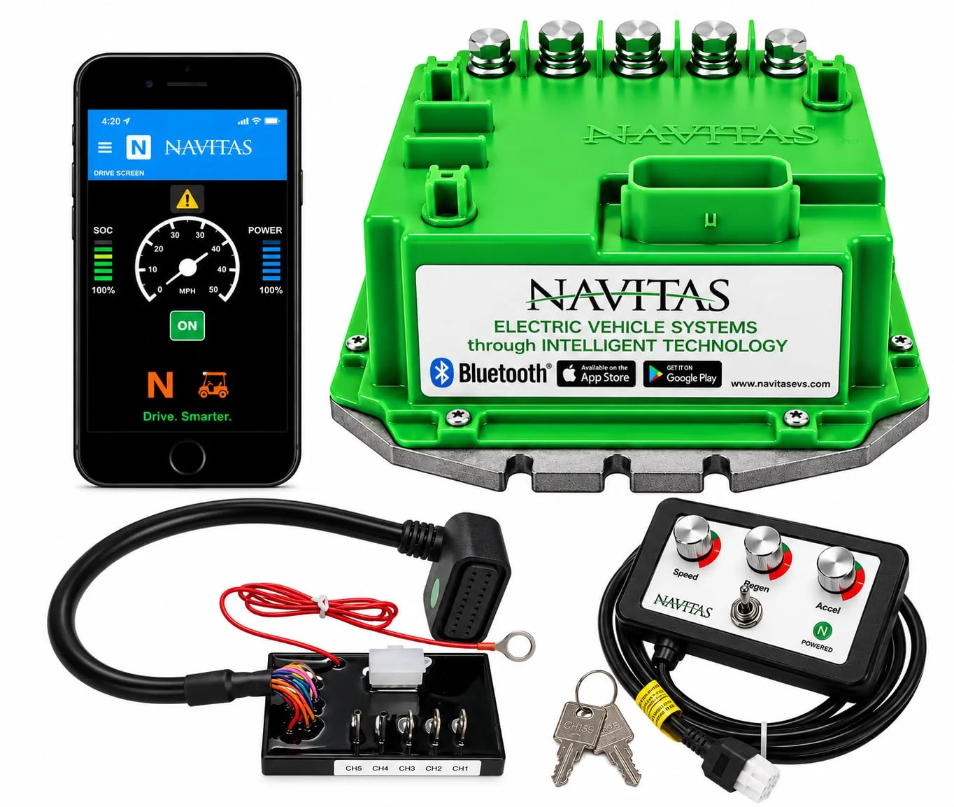Navitas TSX 440A Controller for EZGO, Club Car & Yamaha