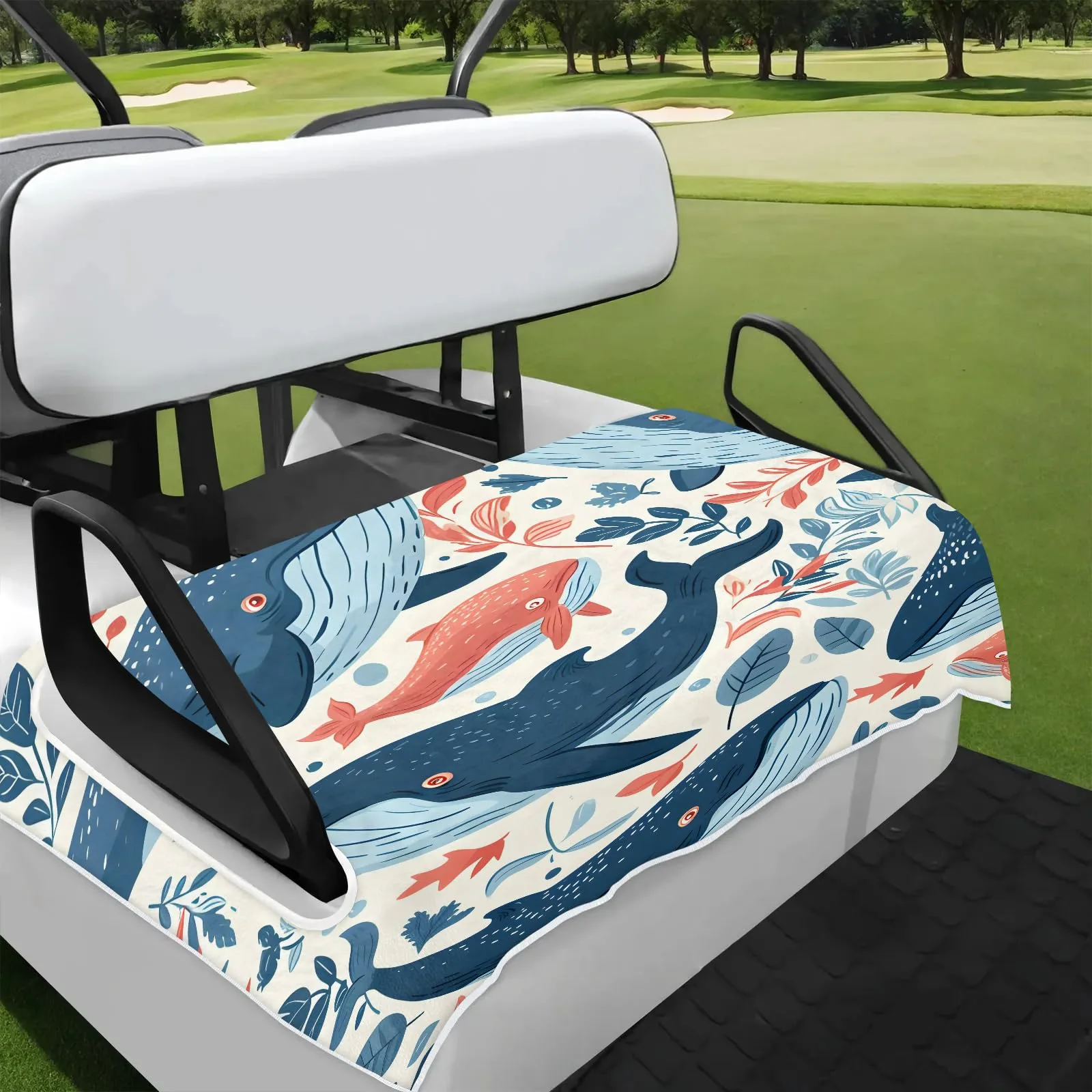 Tiveruda Golf Cart Seat Cover for Double Seats