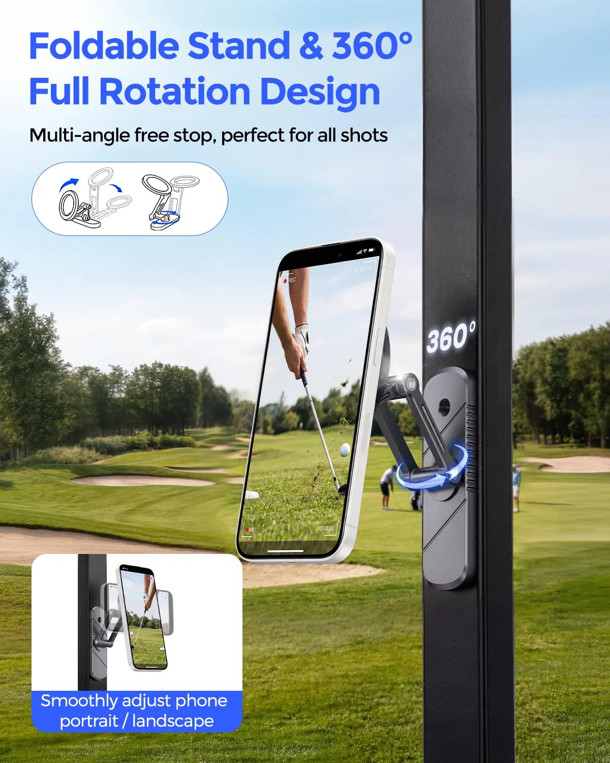 NEVERLAND Magnetic Golf Cart Phone Holder A50-SJZJ-01A image 2