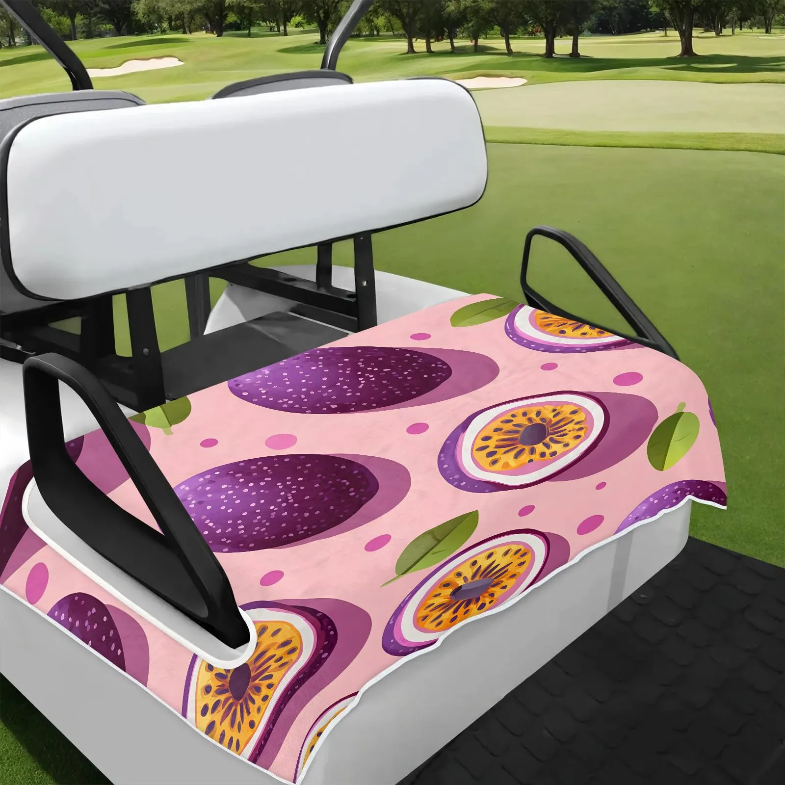 Tiveruda Golf Cart Seat Cover for Double Seats, 51 x 31 in