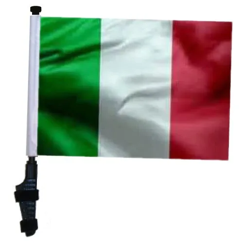 SSP Flags Italy Golf Cart Flag with Pole and Bracket