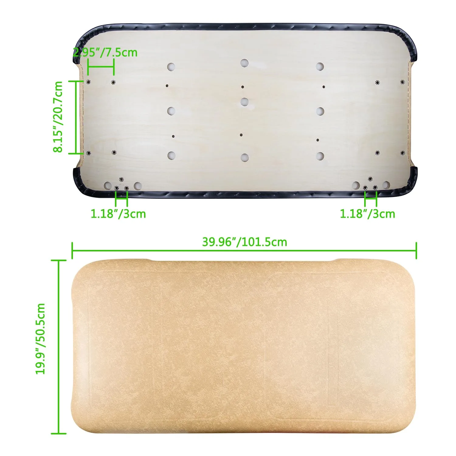 Urgown Front Seat Bottom for E-Z-GO TXT 1994-2013 image 4