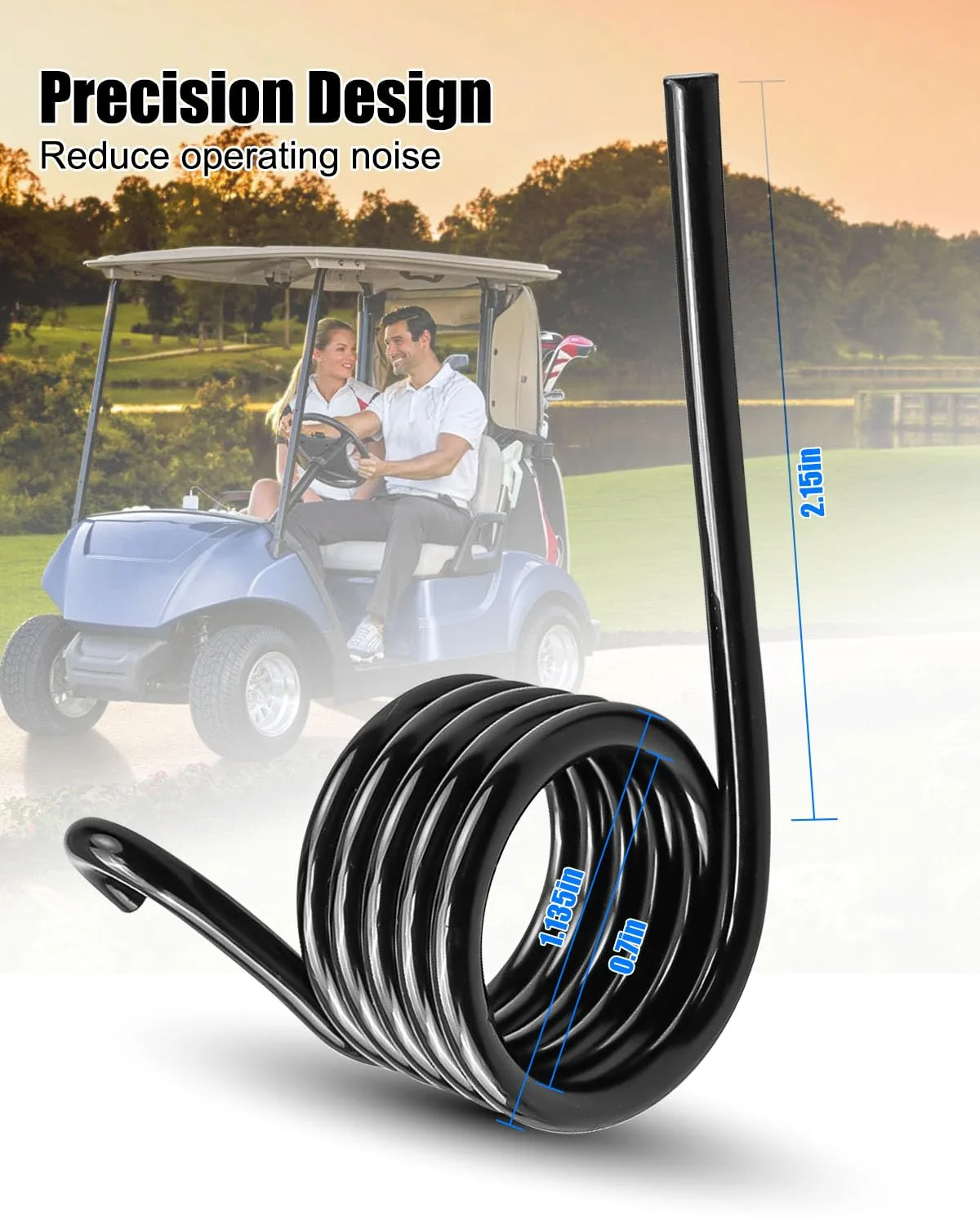 HUFEWU Yamaha Golf Cart Hill Brake Return Spring image 3