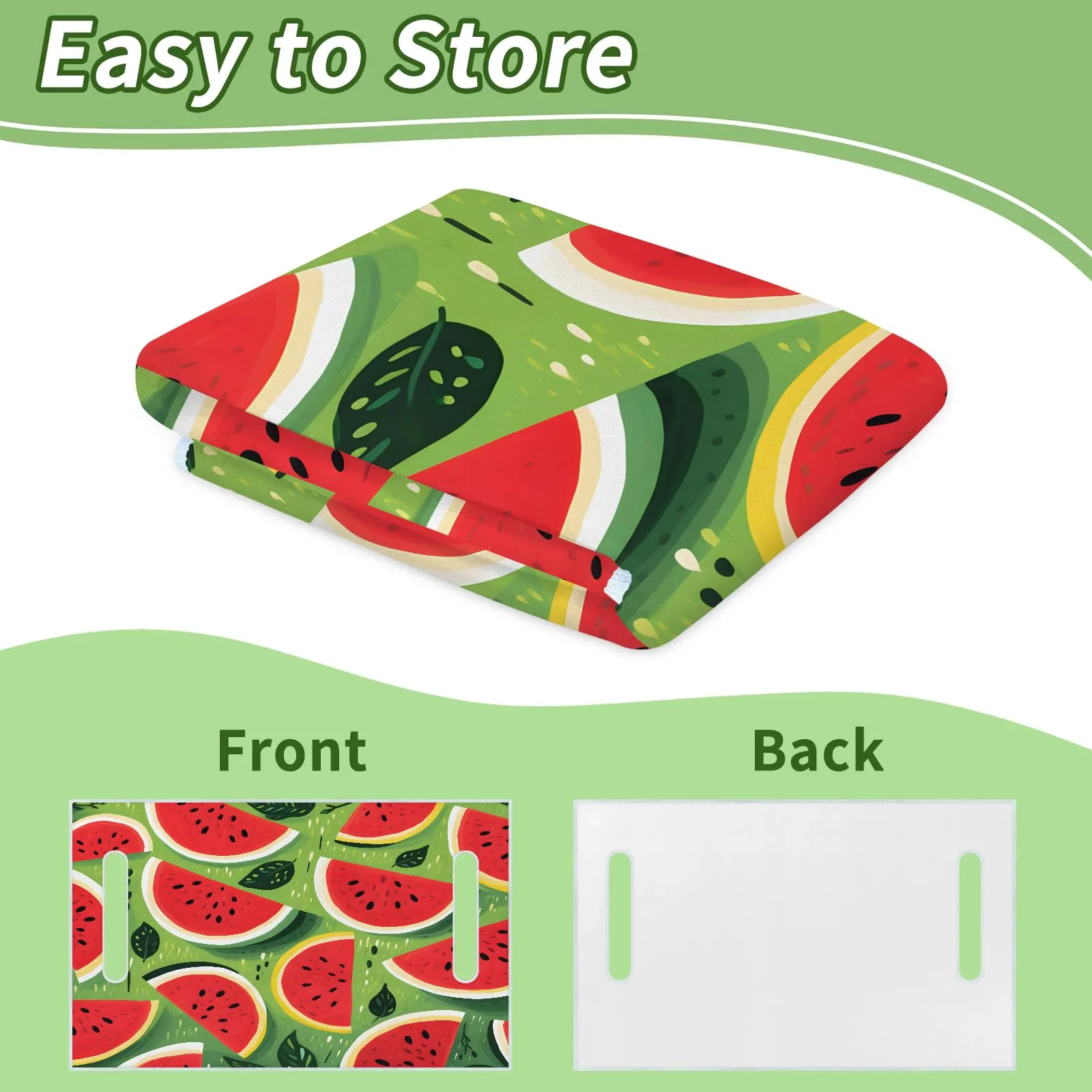 Tiveruda Watermelon Golf Cart Seat Cover, 51 x 31 in image 4