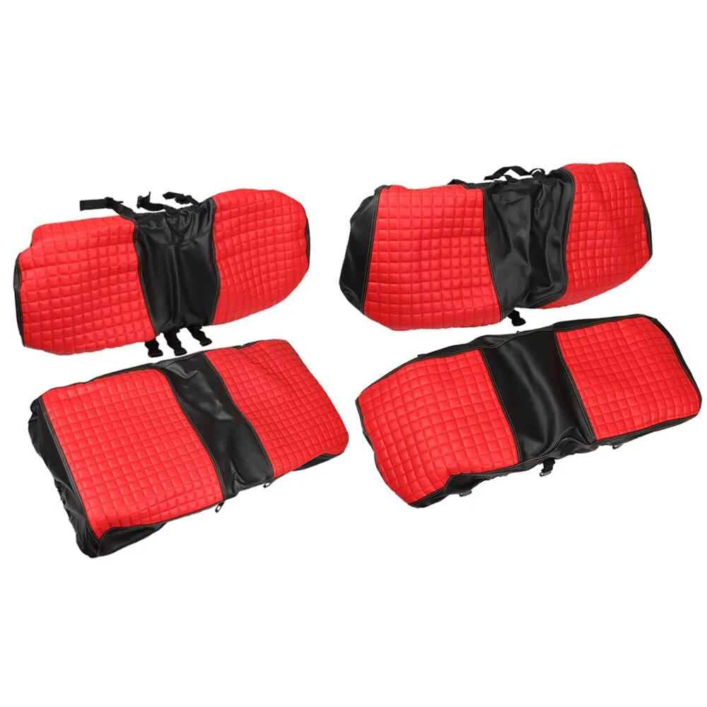 Club Car Precedent Seat Cover Red Diamond Stitching