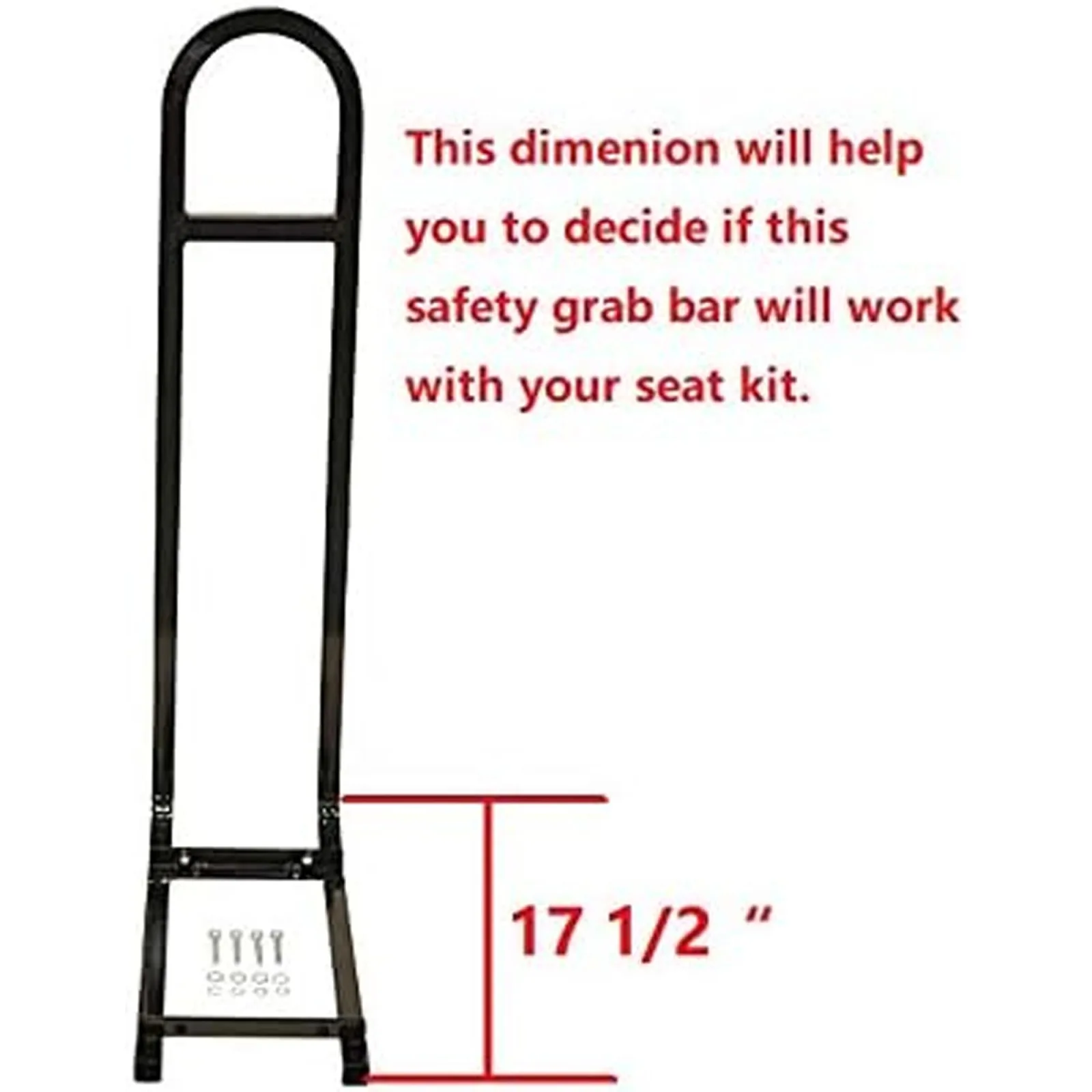Huskey Rear Seat Grab Bar for Club Car DS/Precedent image 3