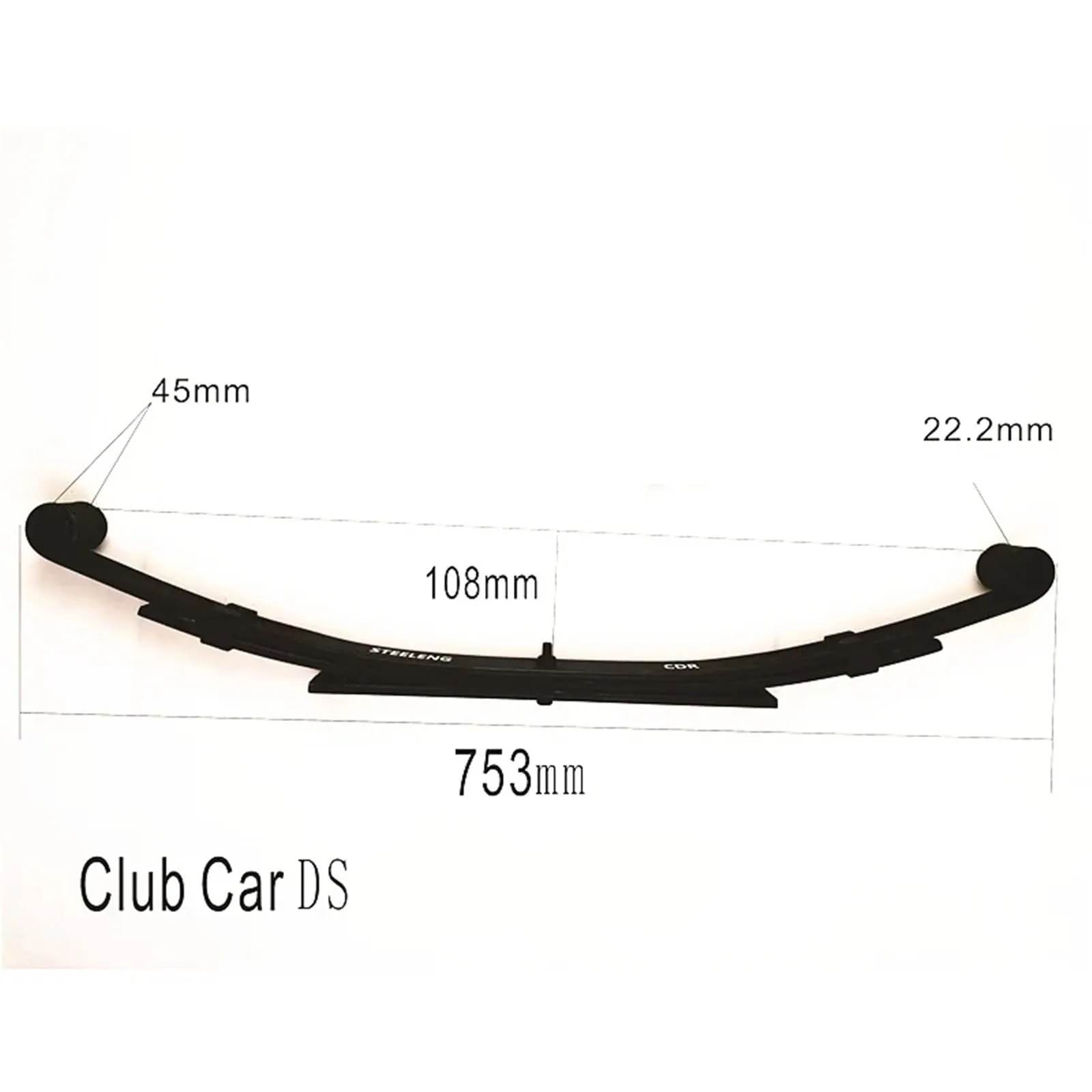 QIJUQKXI Golf Cart Rear Steel Plate image 2