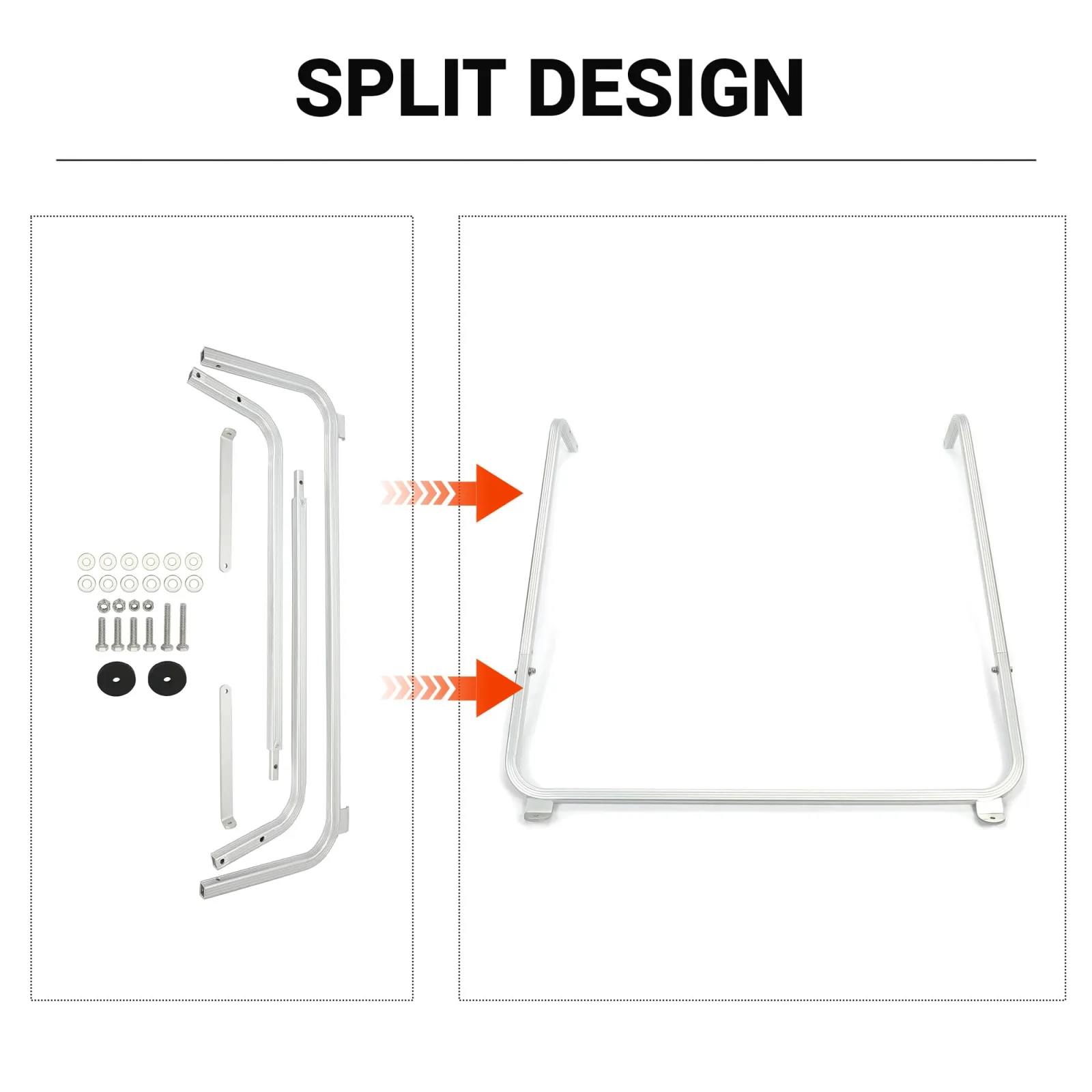 Kojem AM-120 Roof Strut Kit for Club Car DS, 1982-1999 image 4