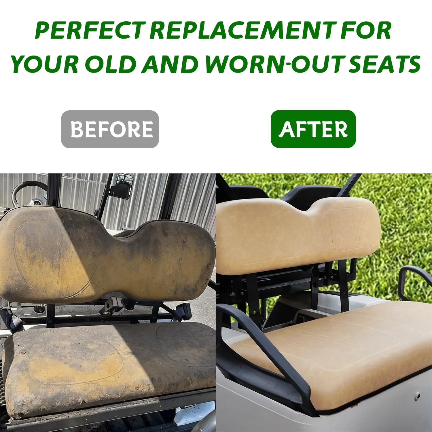 Urgown Front Seat Assembly for E-Z-GO TXT/Medalist 1994-2013 image 2