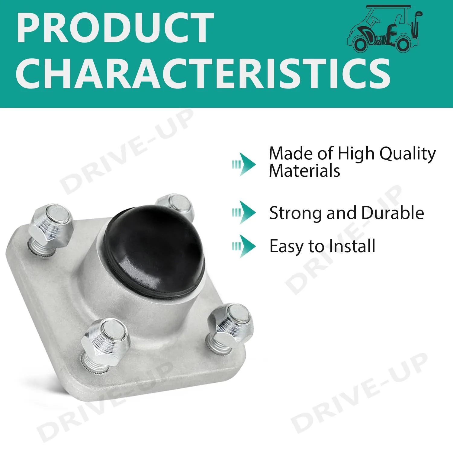 DRIVE UP Front Wheel Hubs for Yamaha G2-G29 Golf Carts image 2