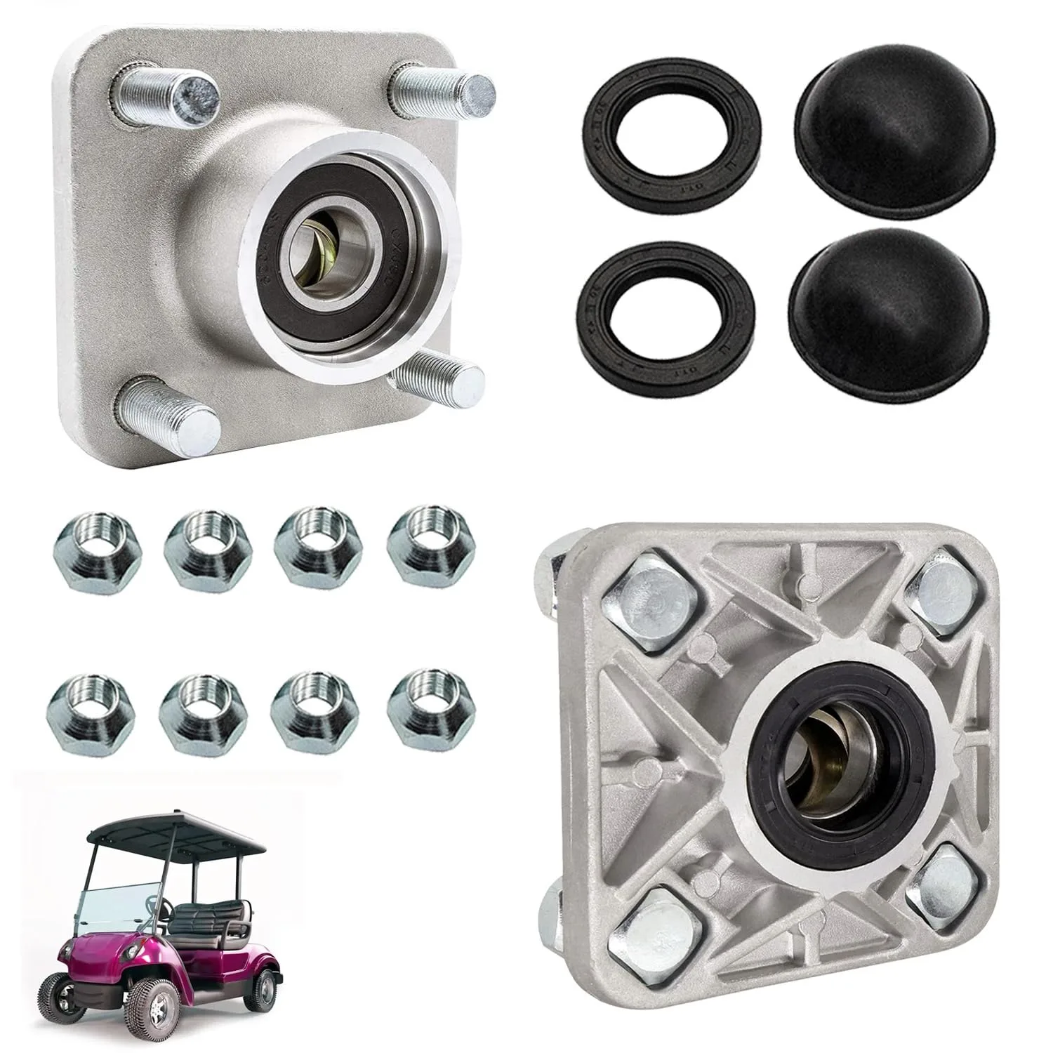 DRIVE UP Front Wheel Hubs for Yamaha G2-G29 Golf Carts
