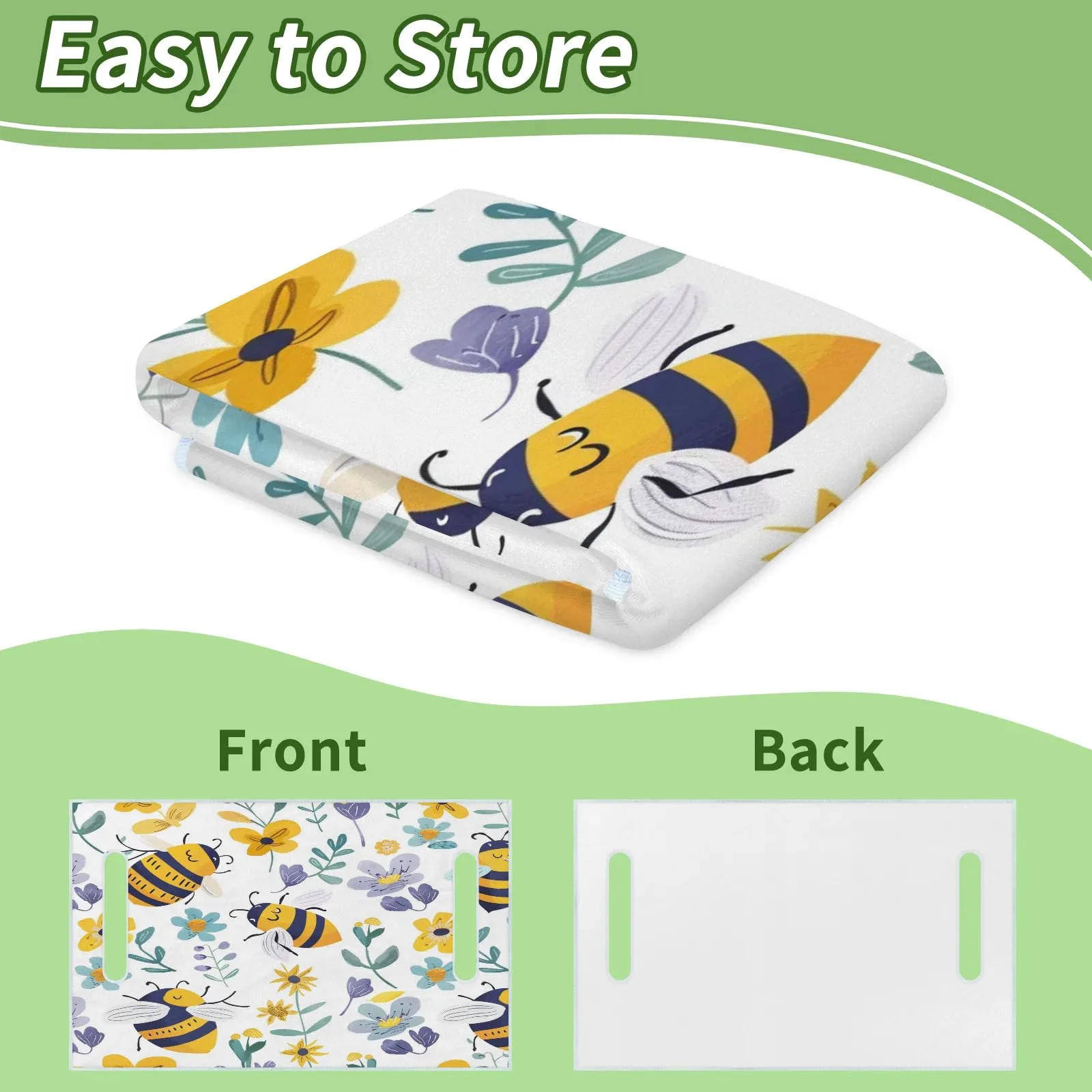 Tiveruda Floral Golf Cart Seat Cover for Double Seats image 4