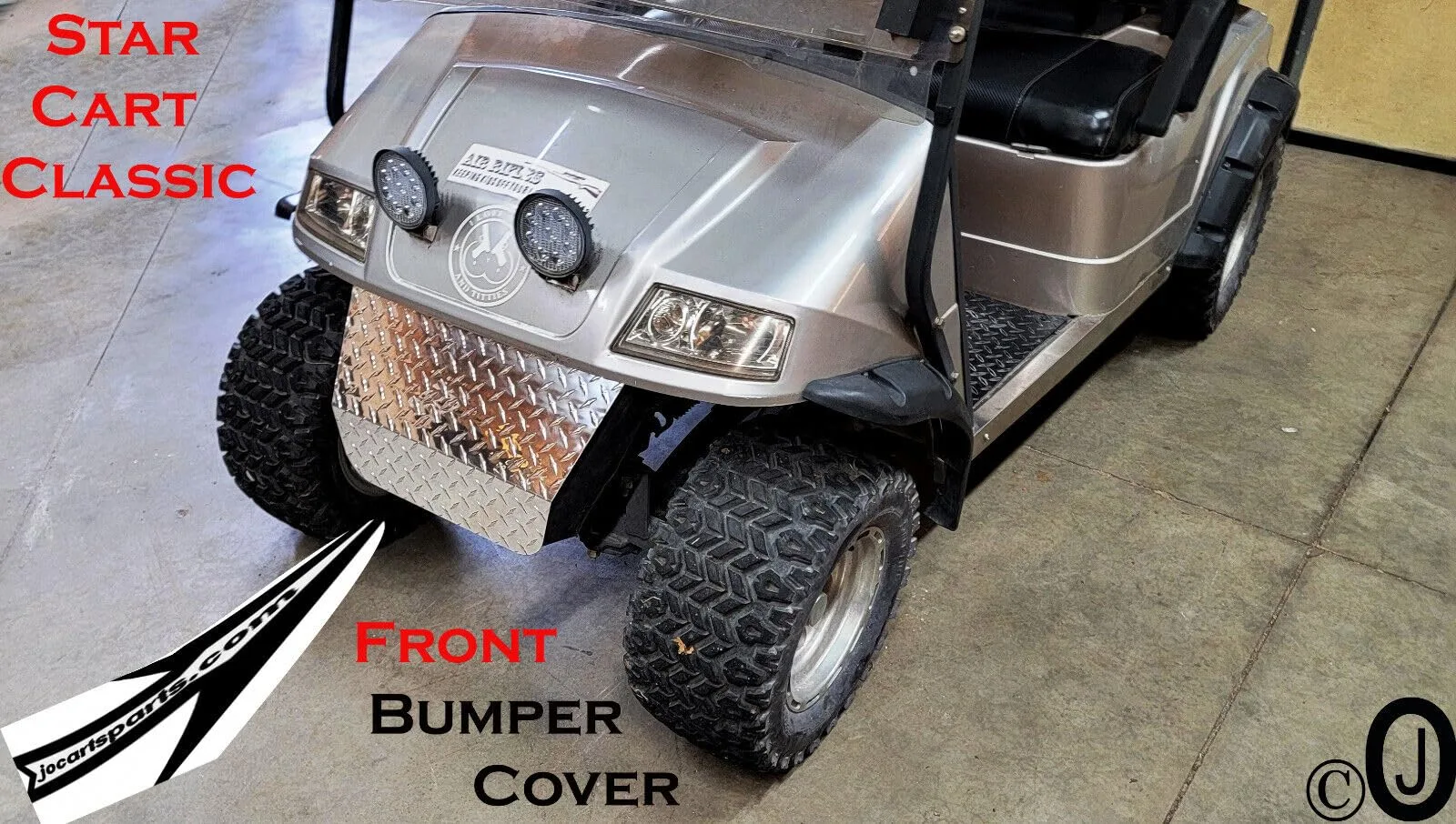Star EV Classic Front Bumper Cover | J & O Carts Parts image 2