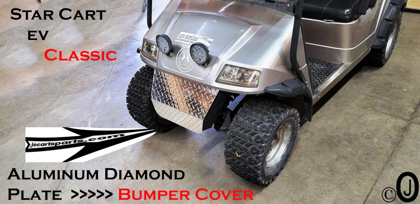 Star EV Classic Front Bumper Cover | J & O Carts Parts image 3