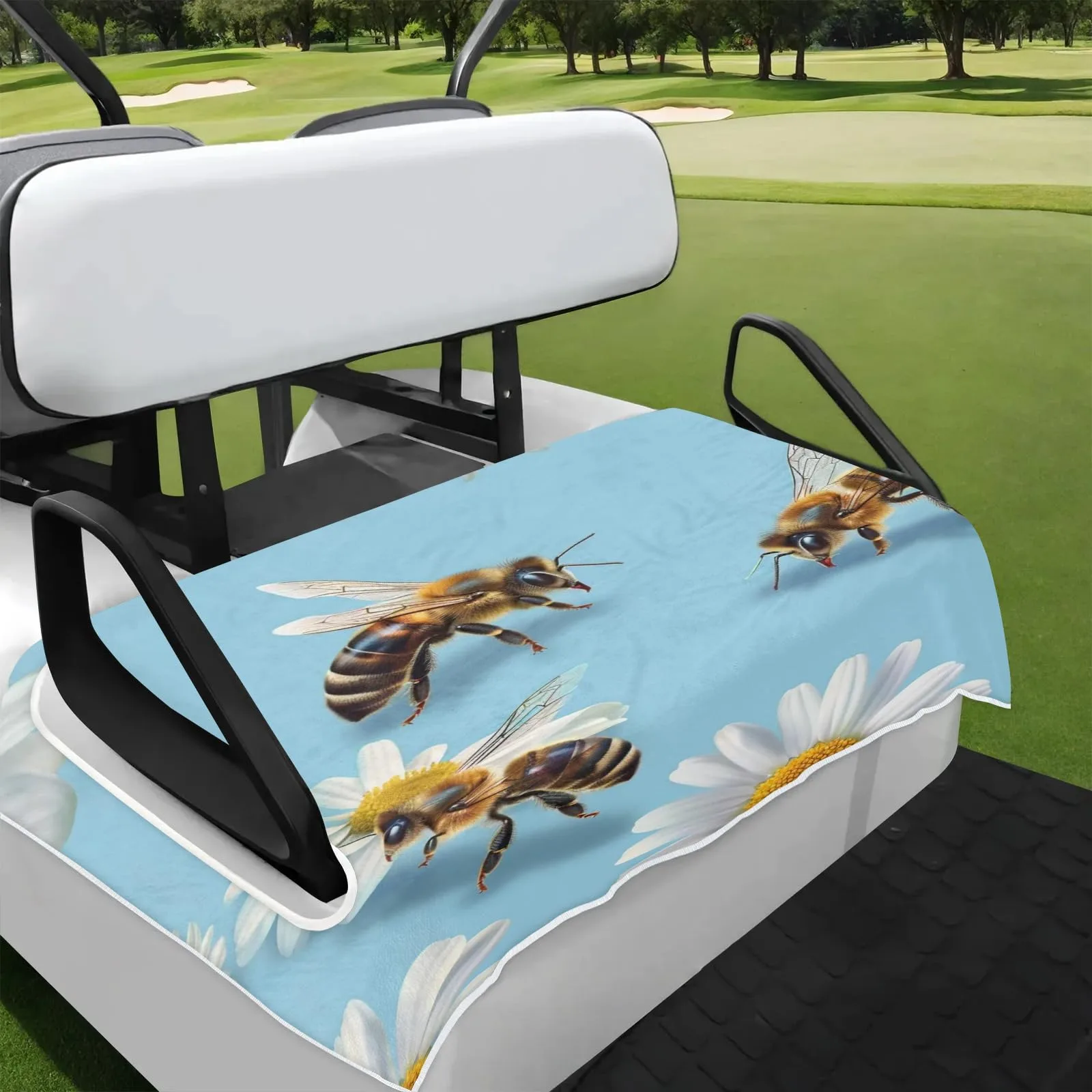 Tiveruda Golf Cart Seat Cover for Double Seats