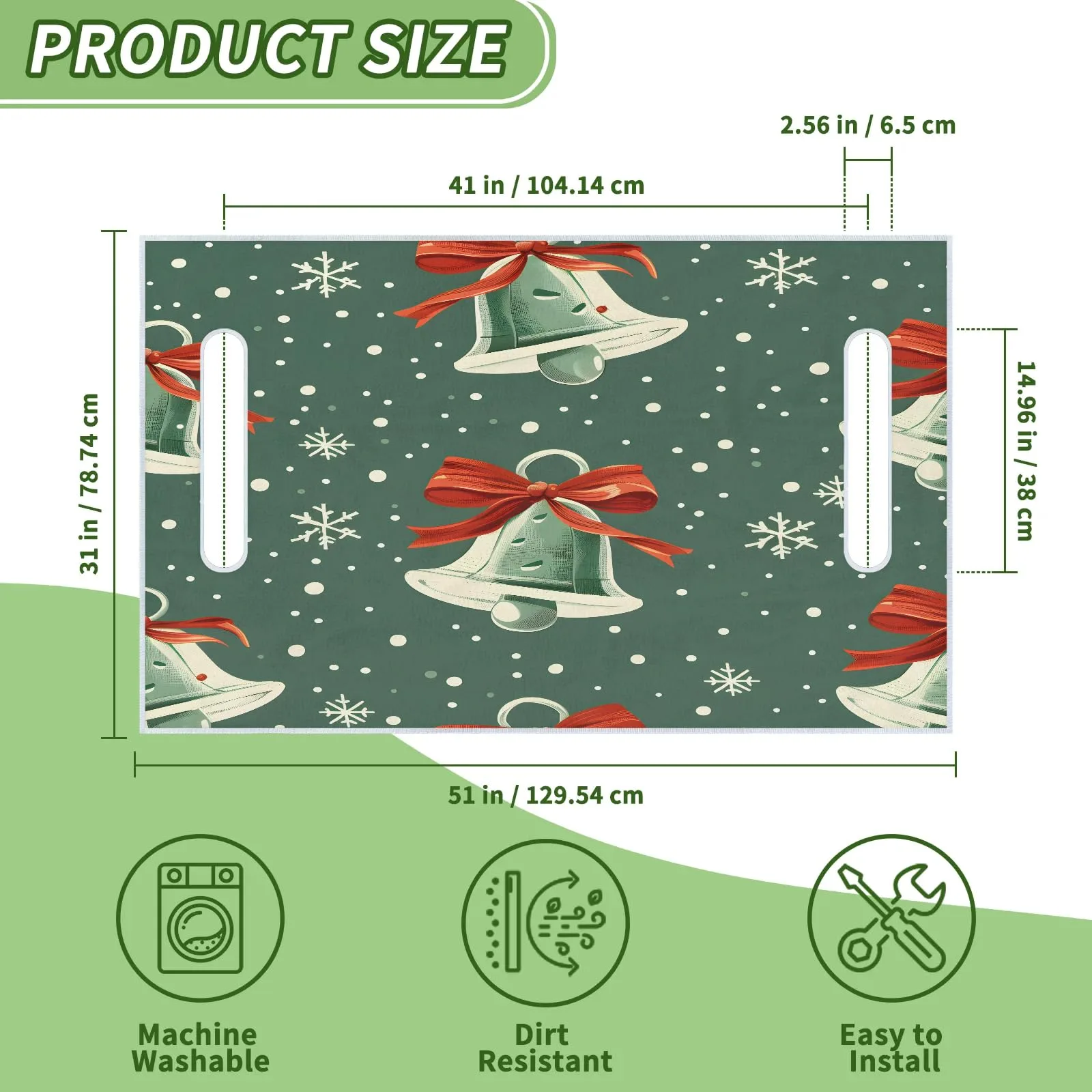 Tiveruda Golf Cart Seat Cover Blanket, 51 x 31 in image 2