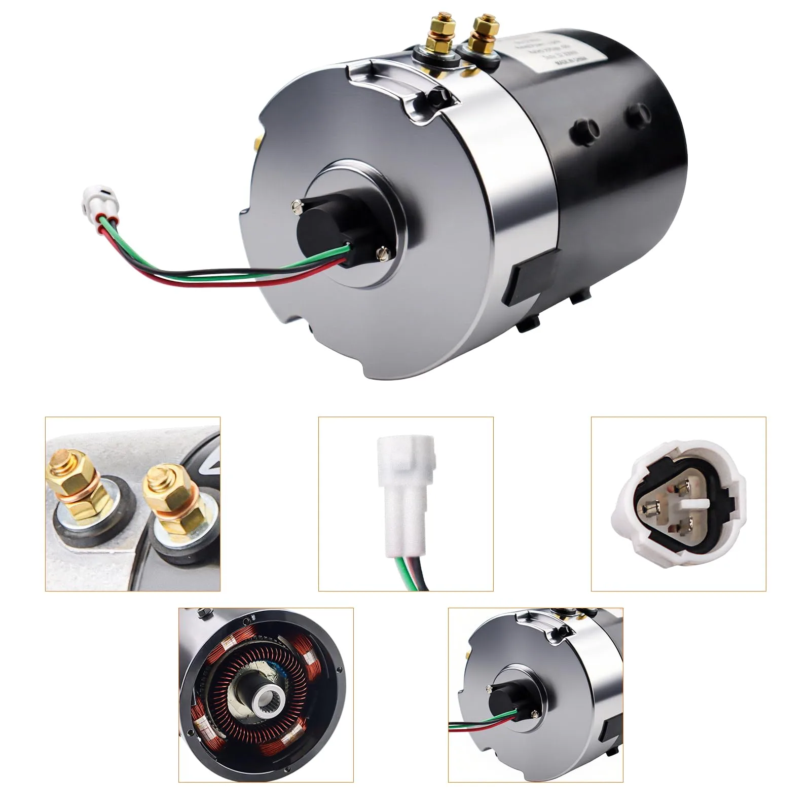 PARTAYOZAS DM430 48V Motor for Yamaha G29 Golf Cart image 3
