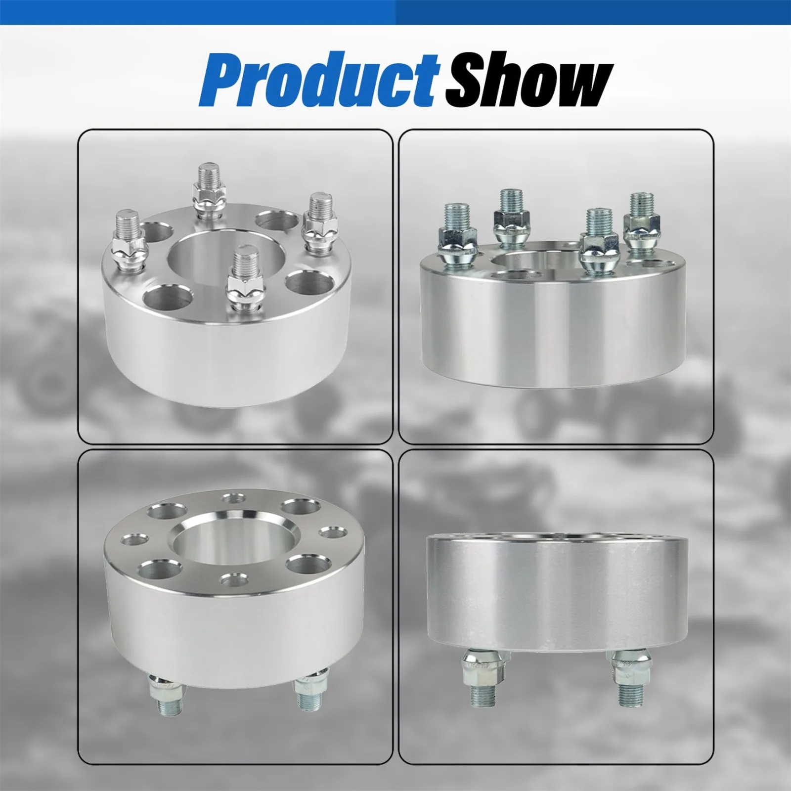 WFLNHB 2-Inch Golf Cart Wheel Spacers 4x101.6mm image 3