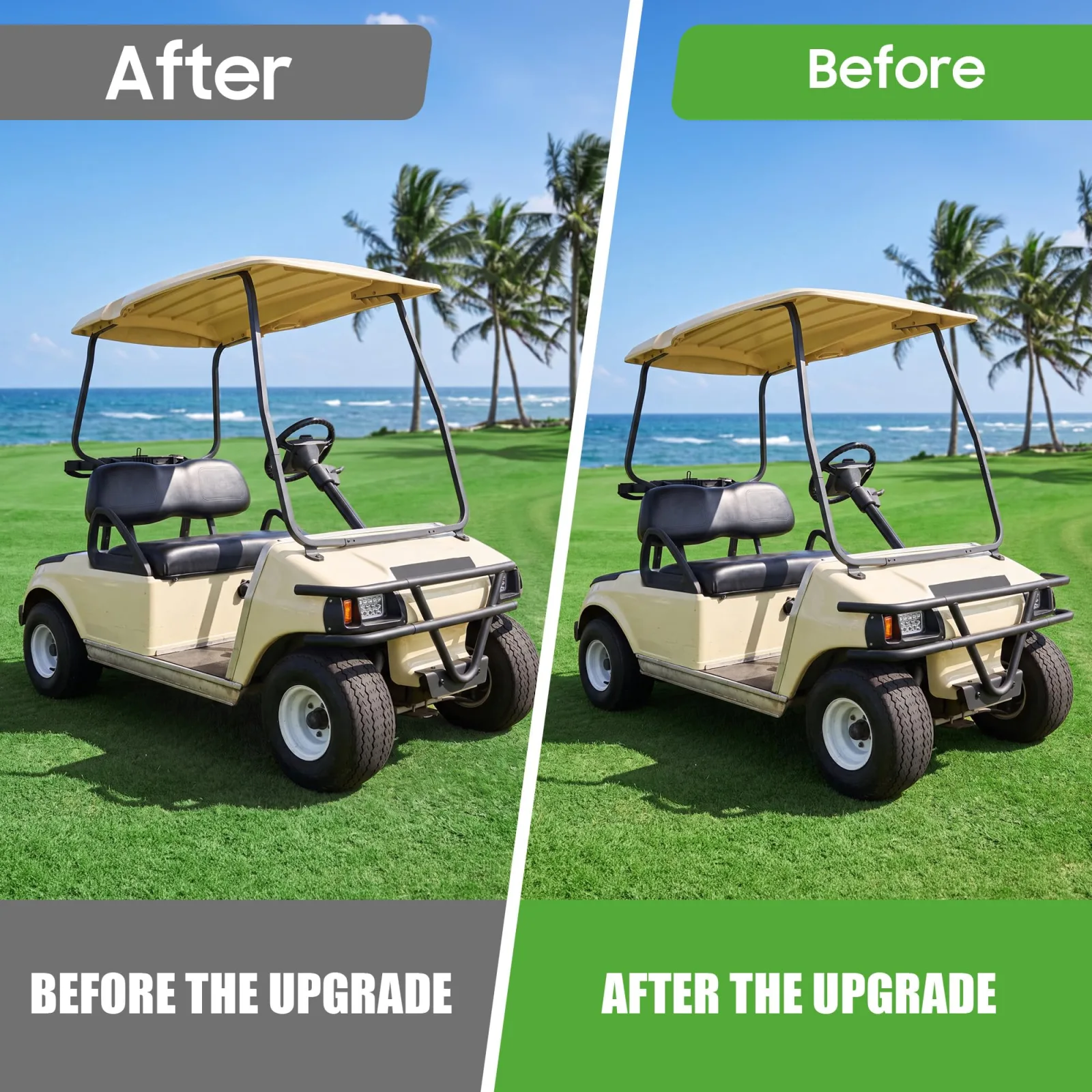10L0L Front Brush Guard for Club Car DS 1981+ image 4
