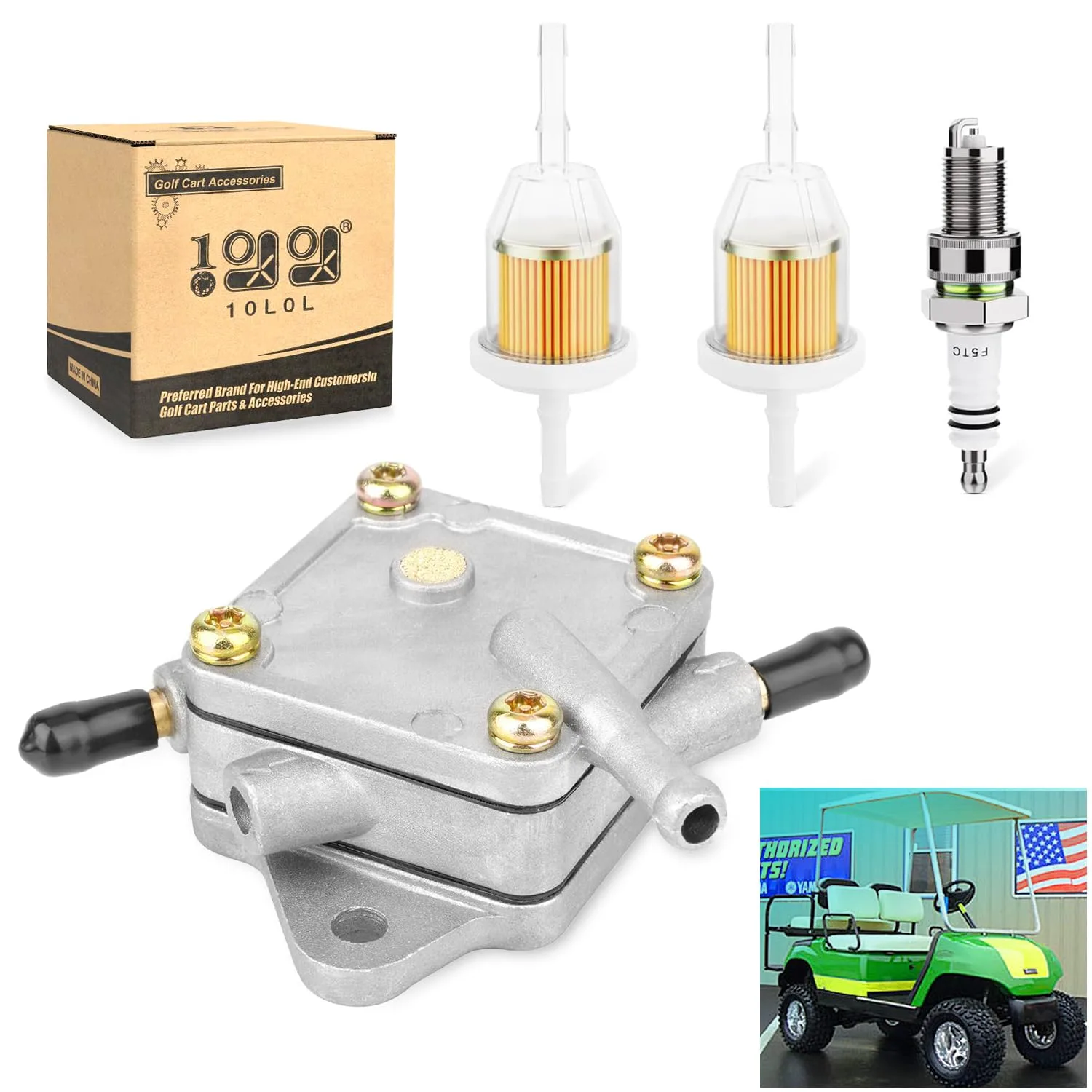 10L0L Fuel Pump Kit for Yamaha G16 G20 G22, 1996-2007