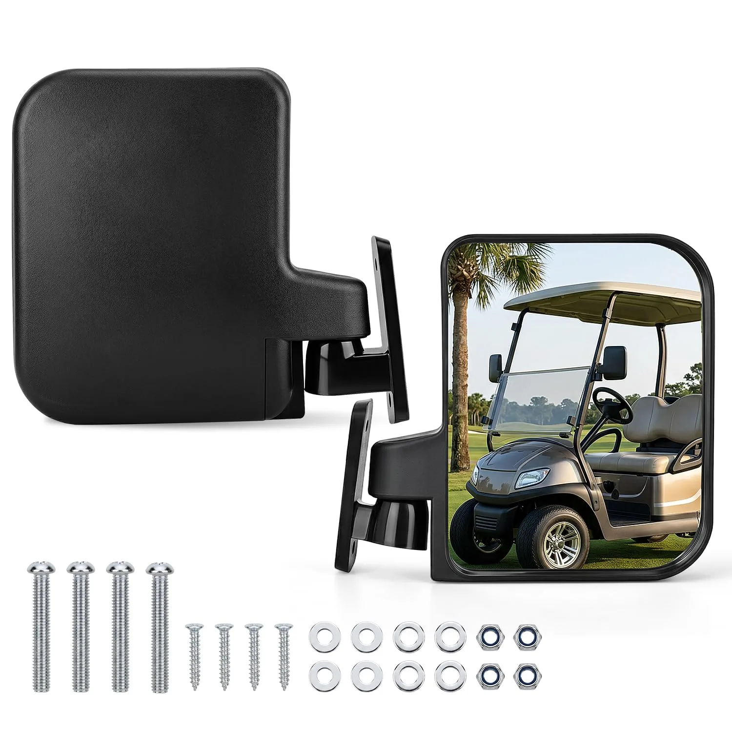 Nilight Mir-G509 Golf Cart Folding Side Mirrors