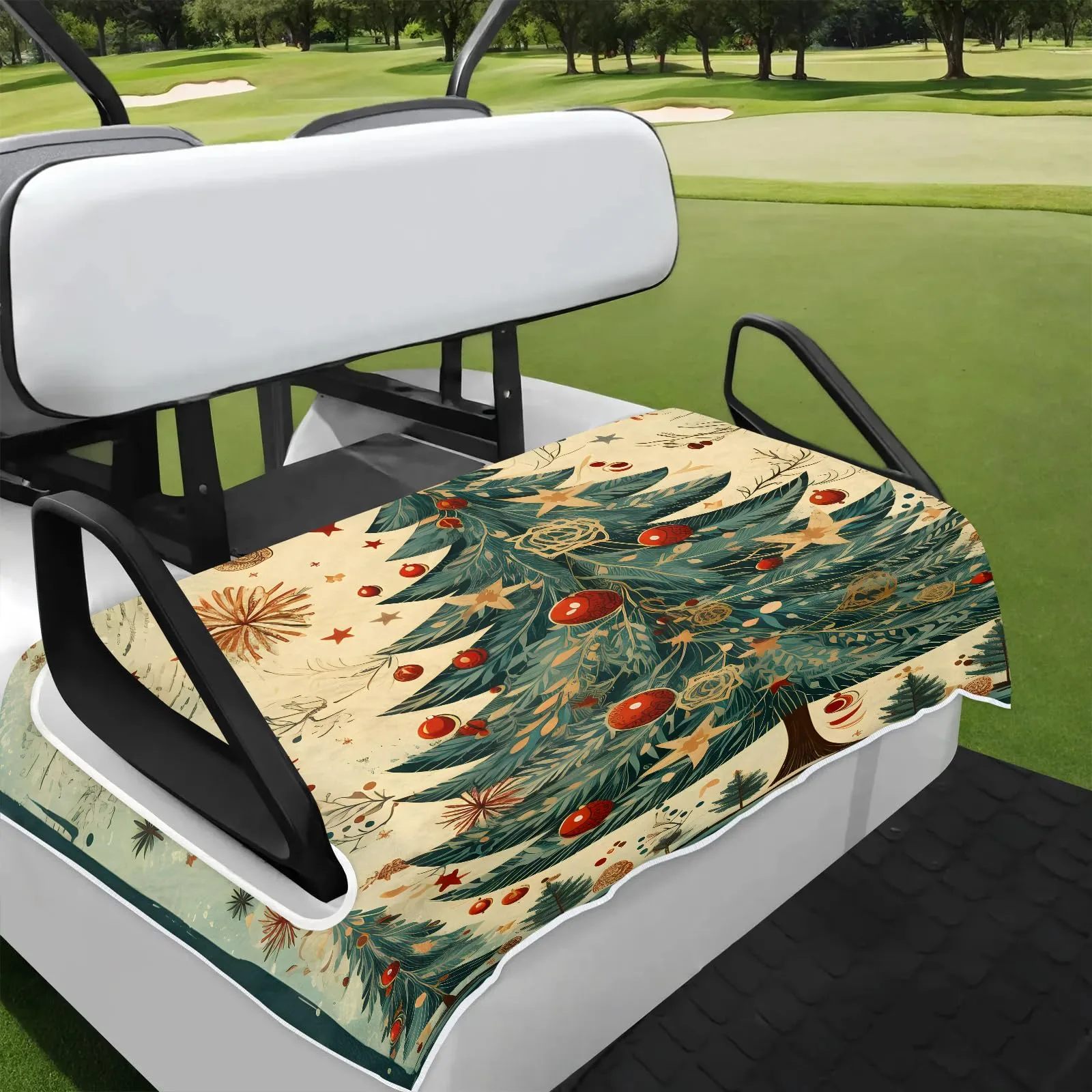 Tiveruda Golf Cart Seat Cover for Double Seats