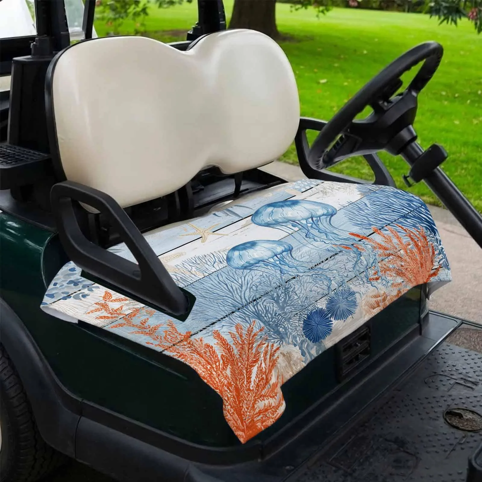 DecorLovee Golf Cart Seat Cover, 51 x 31 Inches image 2