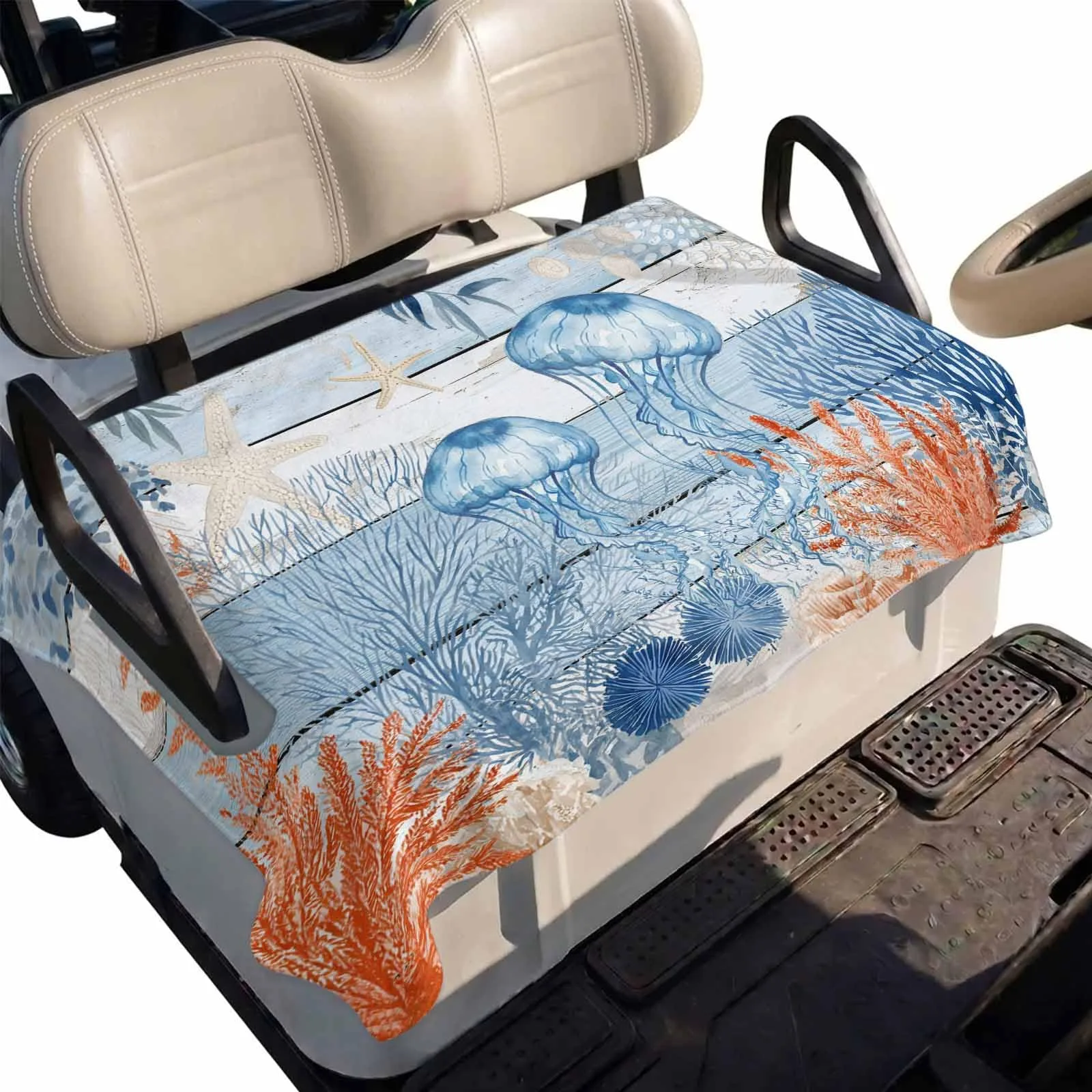 DecorLovee Golf Cart Seat Cover, 51 x 31 Inches