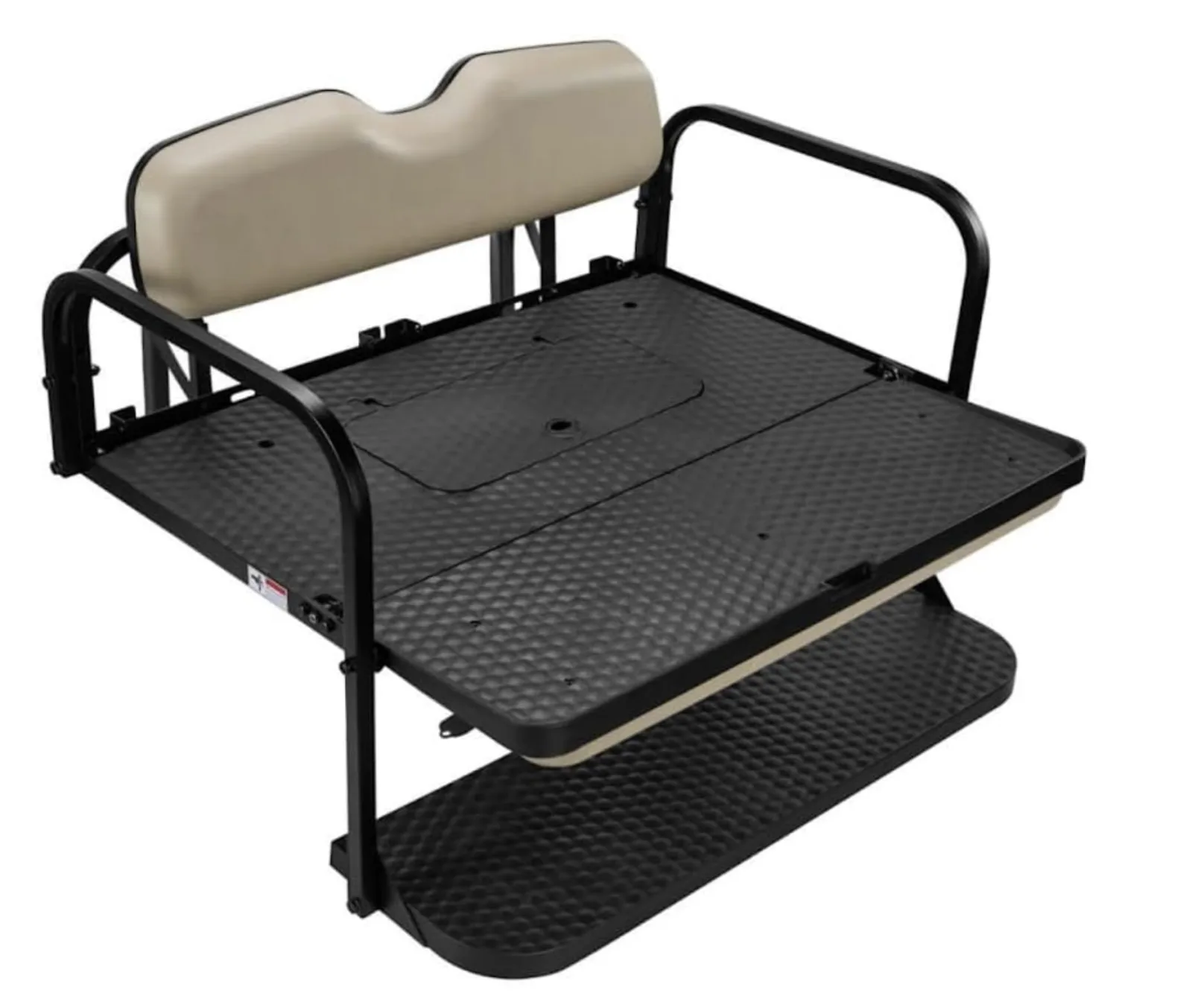 LUXCART Rear Flip Seat Kit for E-Z-GO RXV Golf Carts image 2