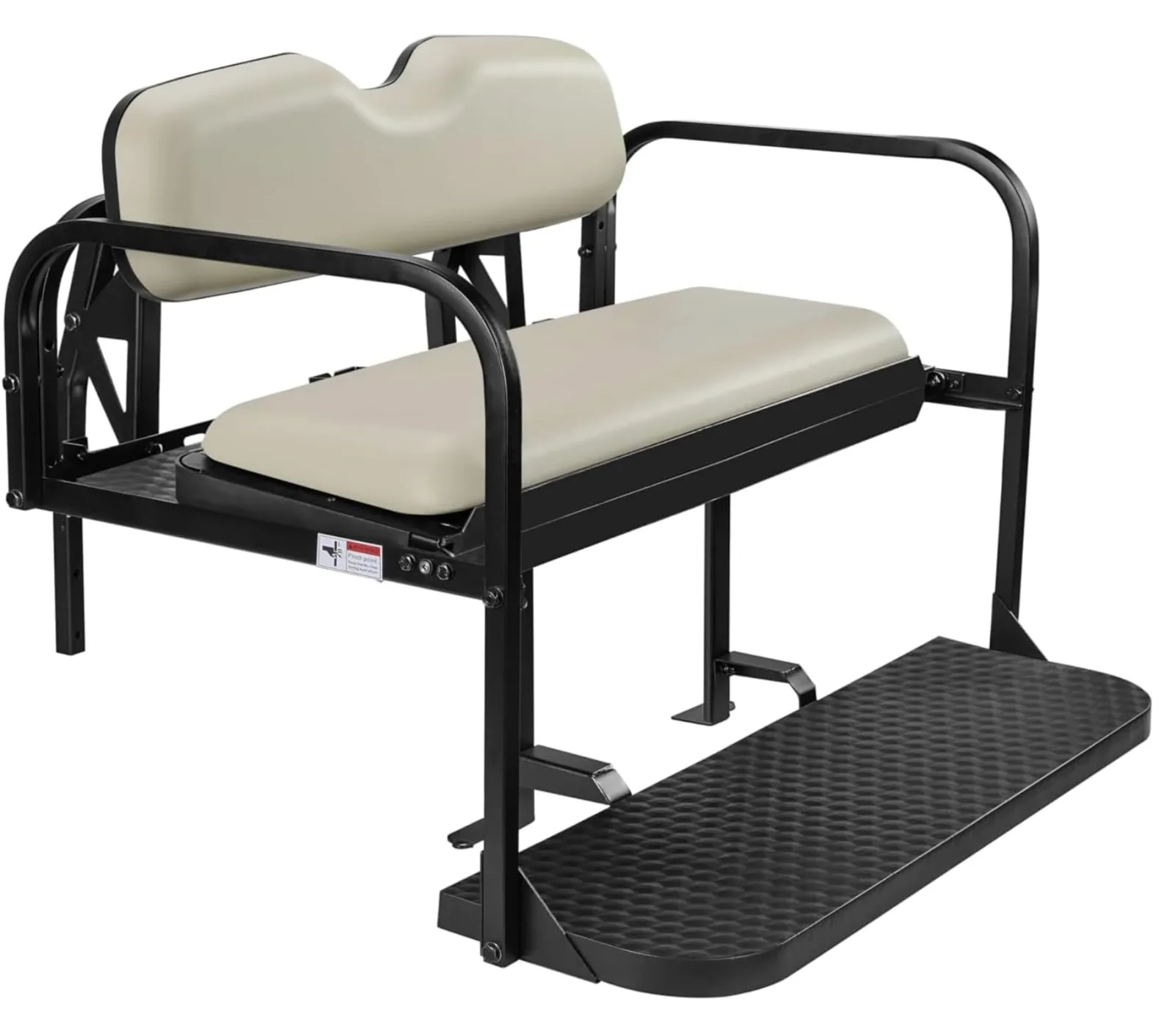 LUXCART Rear Flip Seat Kit for E-Z-GO RXV Golf Carts