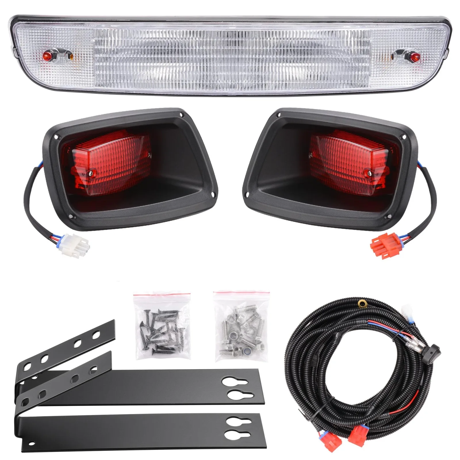 HeyJiaYu Headlight & Taillight Kit for E-Z-GO TXT