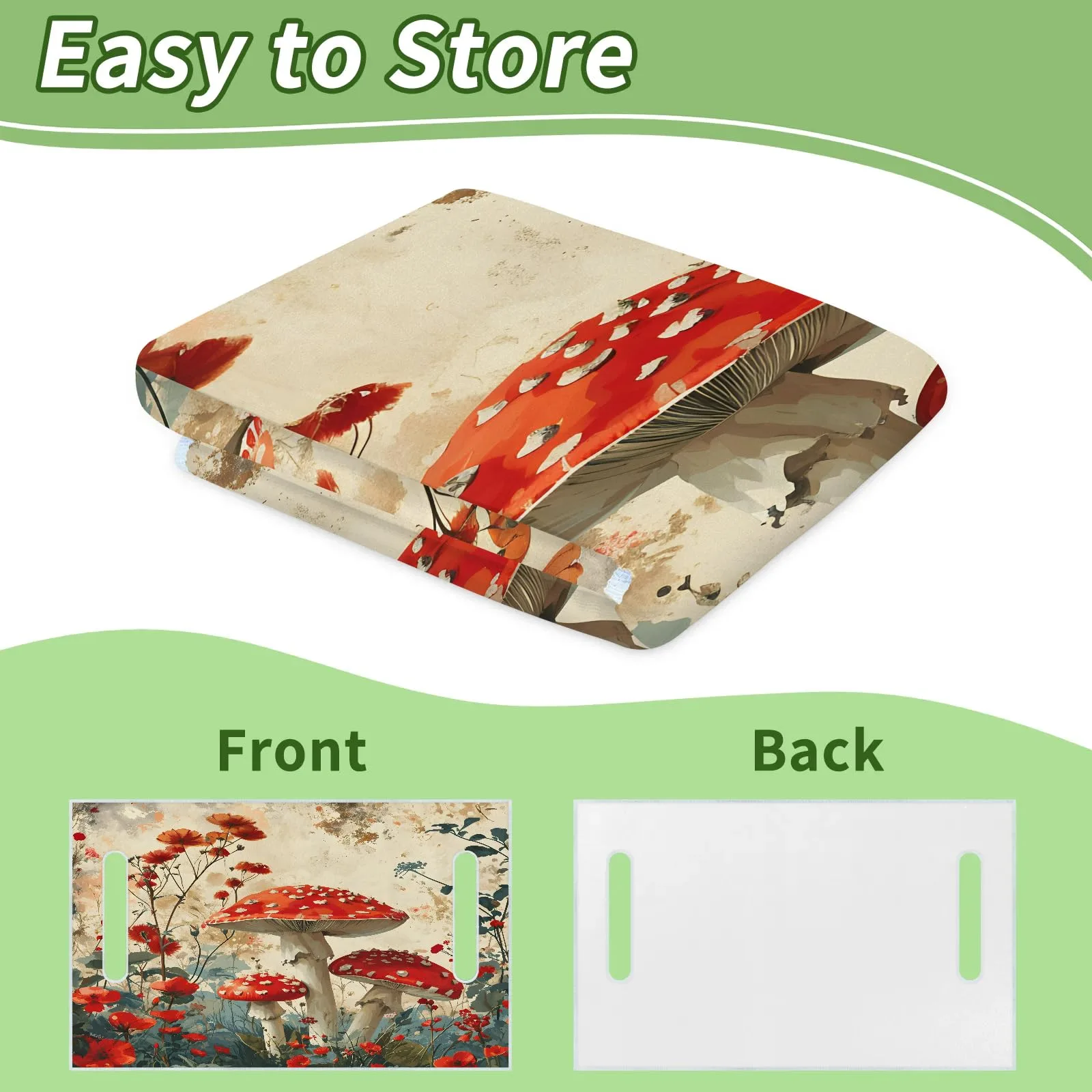 Tiveruda Autumn Mushroom Golf Cart Seat Cover — 51 x 31 in image 4