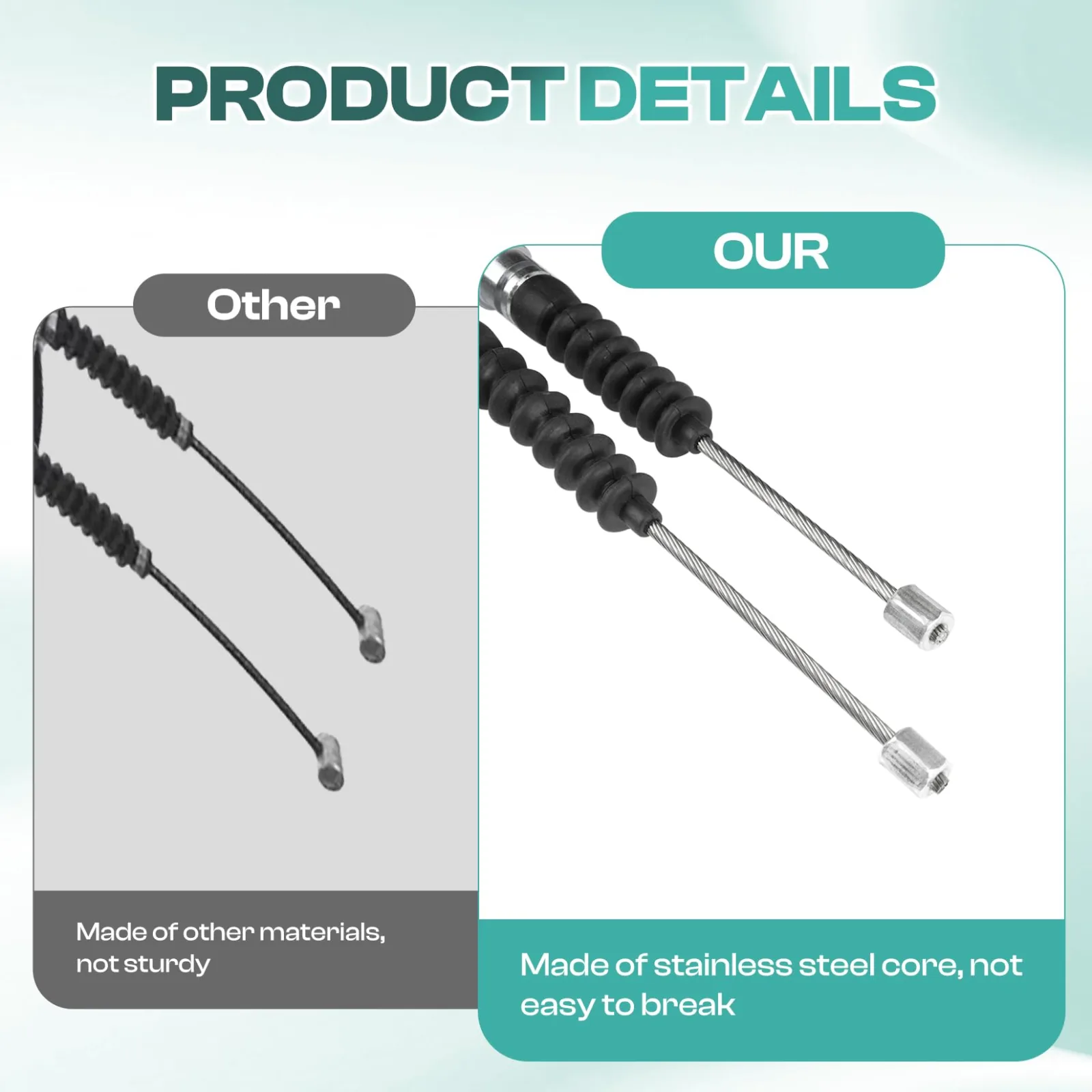 DRIVE UP Club Car DS Brake Cable Kit DU00060 image 3