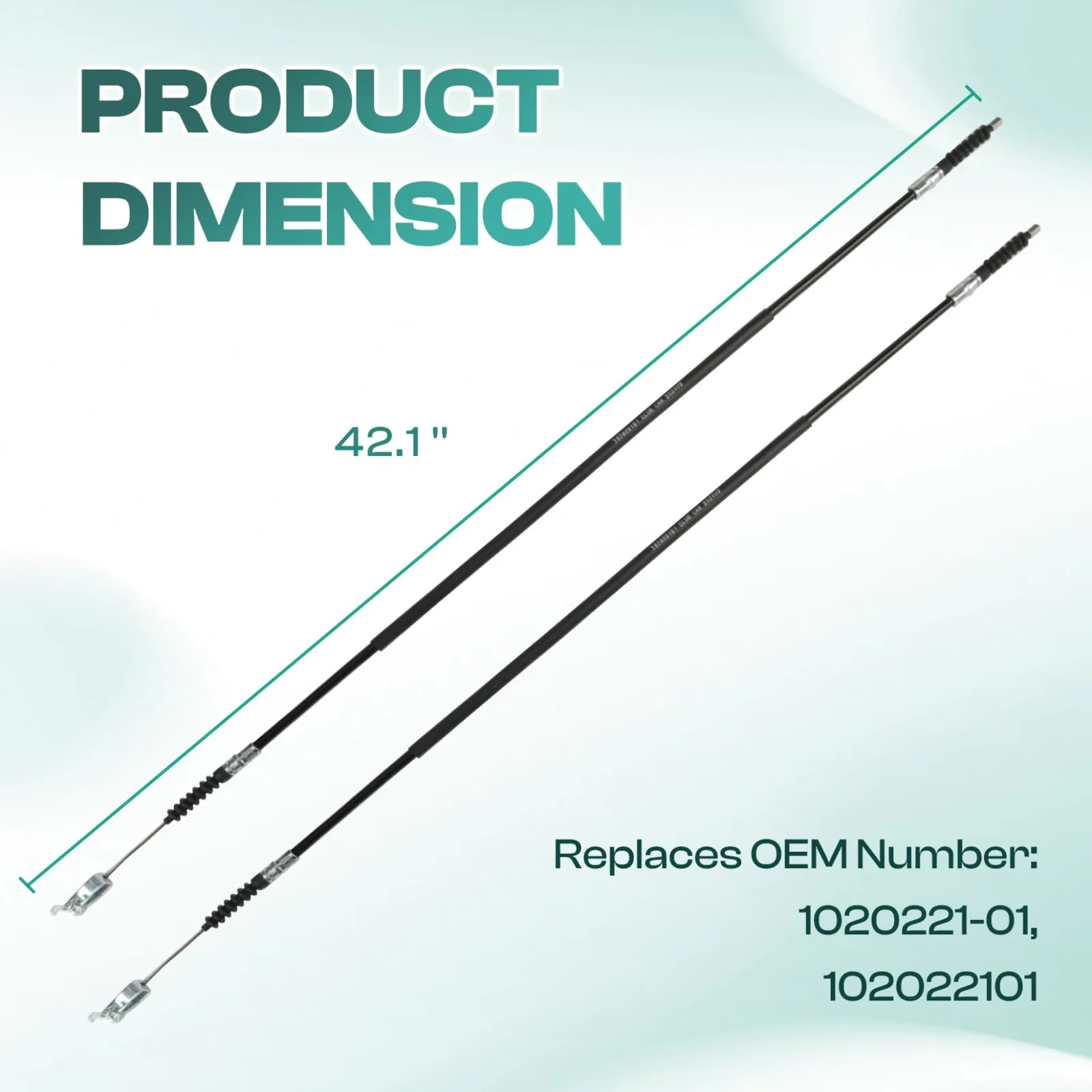 DRIVE UP Club Car DS Brake Cable Kit DU00060 image 4