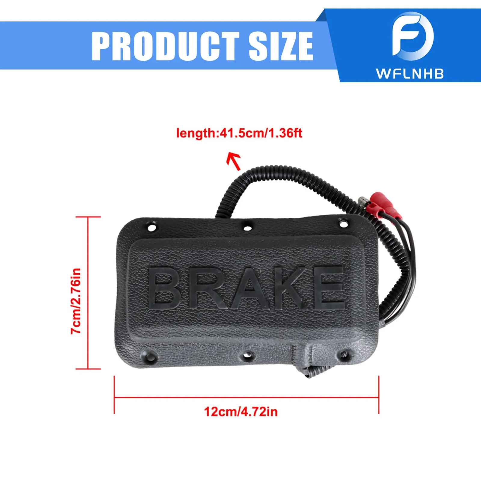 WFLNHB Brake Light Pad Switch for Yamaha, E-Z-GO, Club Car - 1-8013700-953028 image 3