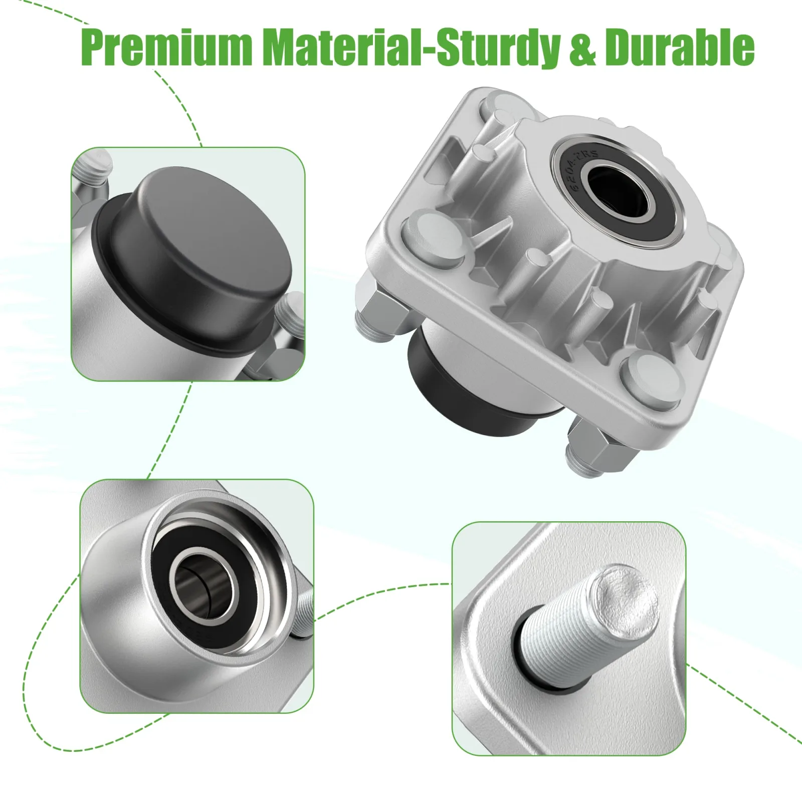 10L0L Front Wheel Hub Assembly for Club Car DS & Precedent image 4