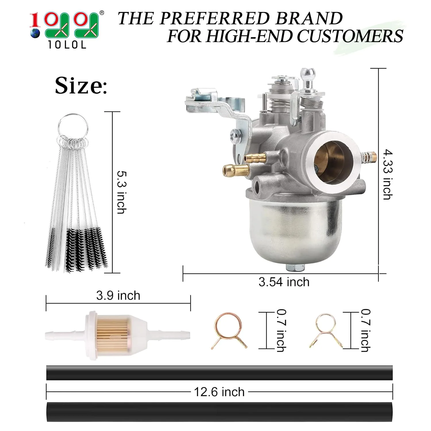 10L0L Carburetor for Yamaha G1 2-Cycle Gas Golf Cart image 2
