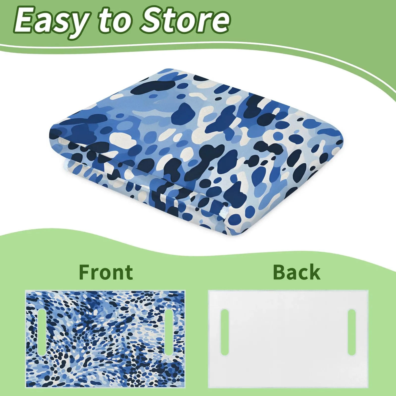 Tiveruda Golf Cart Seat Cover for Double Seats image 4