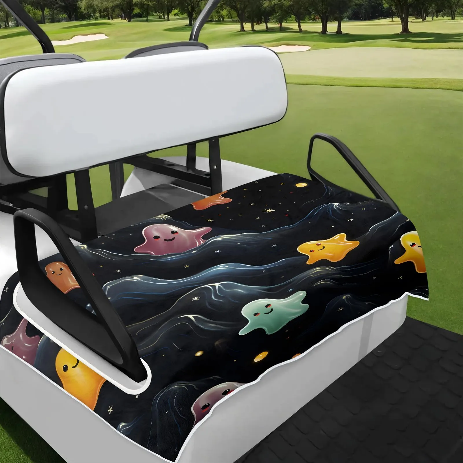 Tiveruda Golf Cart Seat Cover for Double Seats, 51 x 31 in